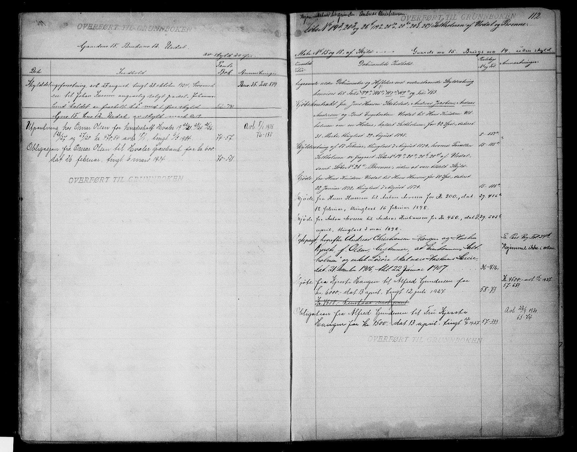 Onsøy sorenskriveri, AV/SAO-A-10474/G/Gb/Gbc/L0001a: Mortgage register no. III 1a, 1887, p. 112