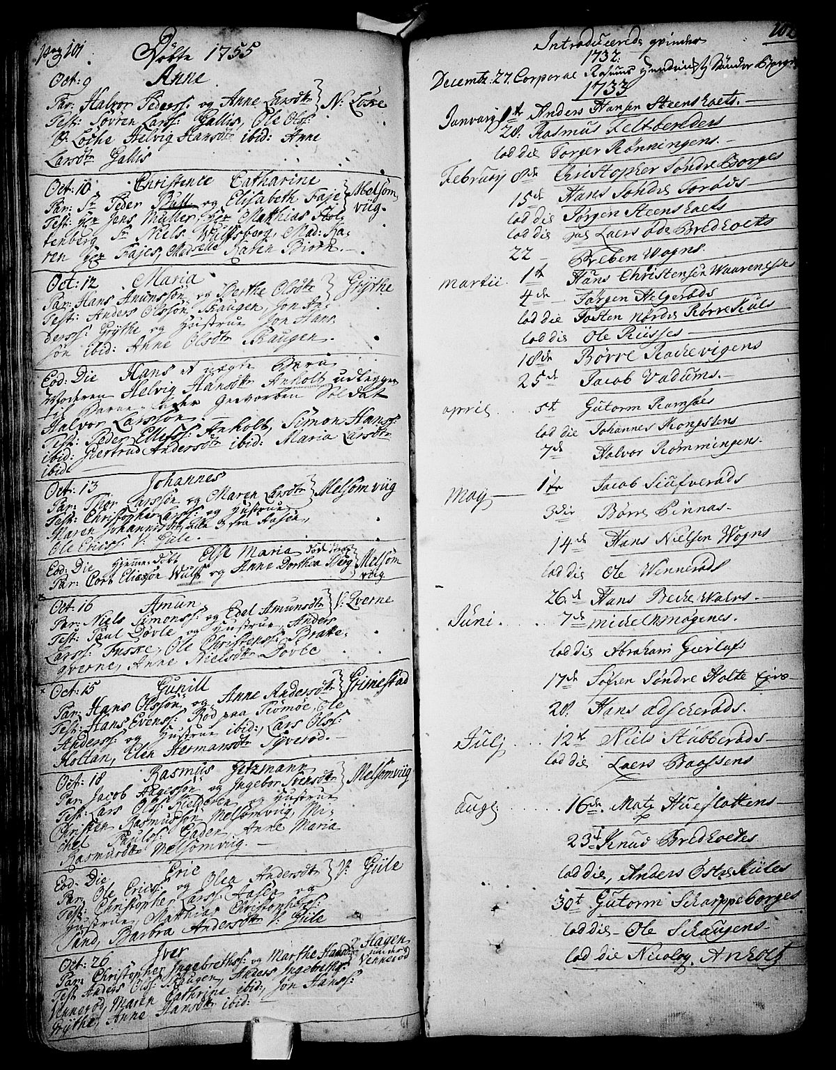 Stokke kirkebøker, SAKO/A-320/F/Fa/L0002: Parish register (official) no. I 2, 1732-1770, p. 102
