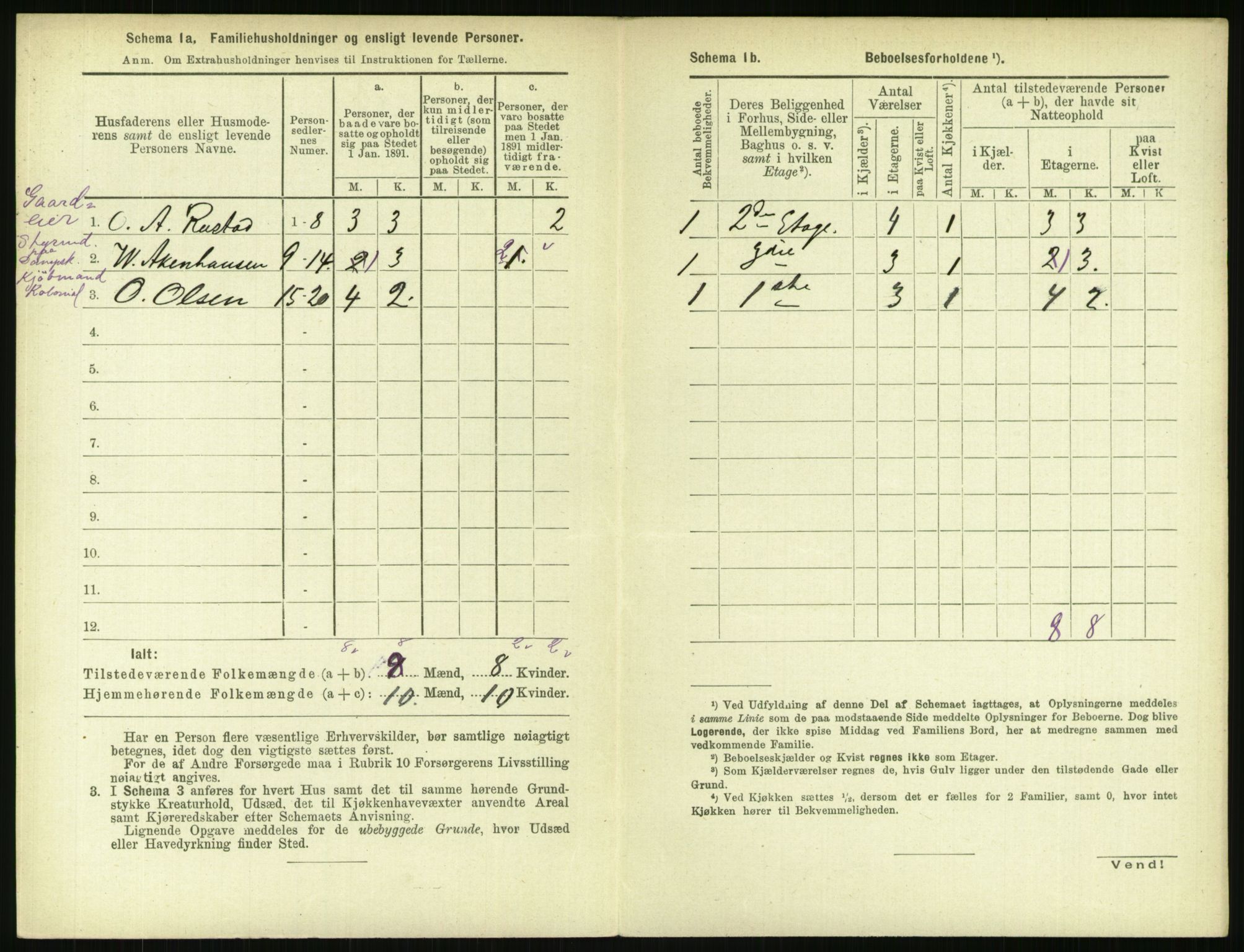 RA, 1891 census for 0301 Kristiania, 1891, p. 108229