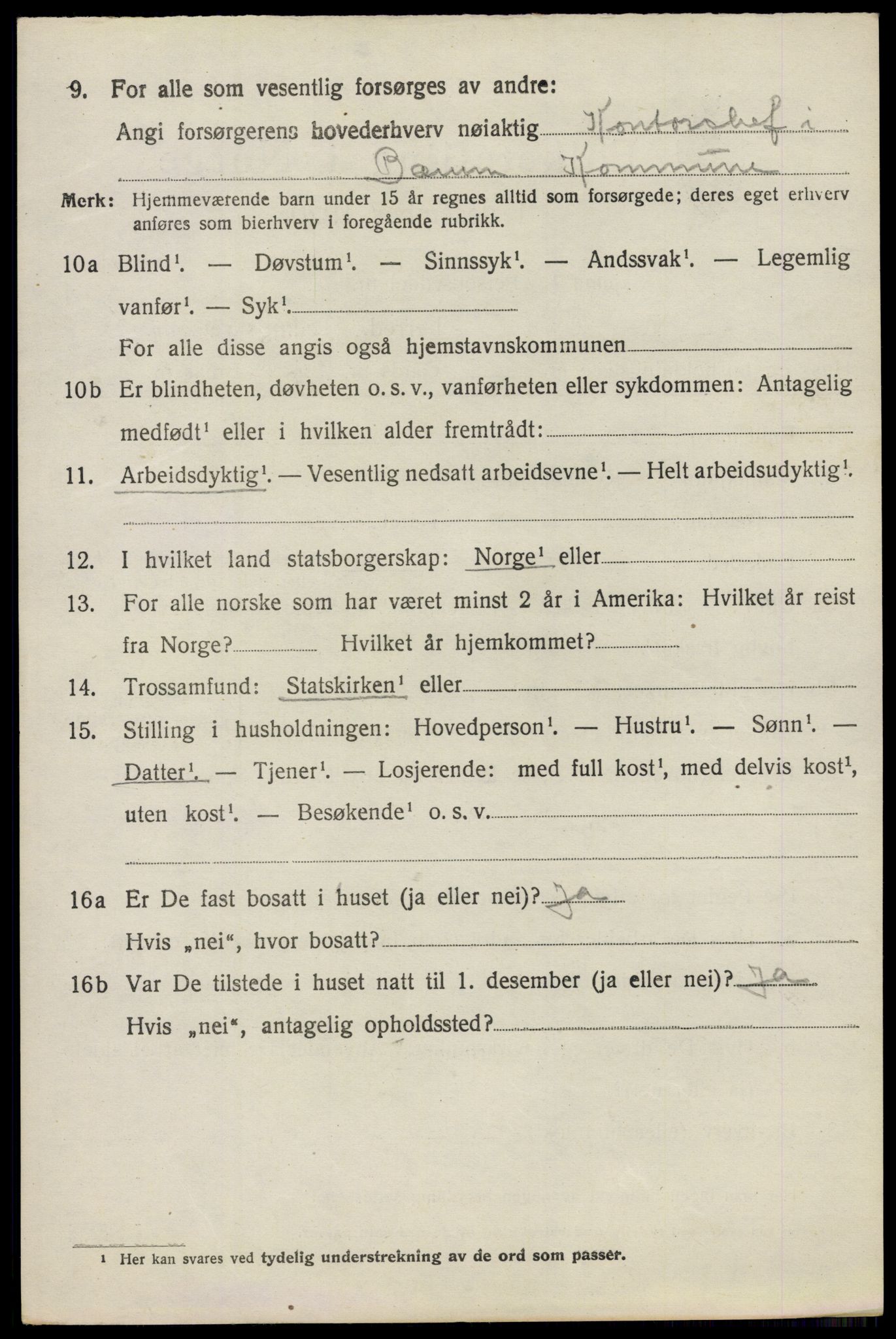 SAO, 1920 census for Bærum, 1920, p. 19345