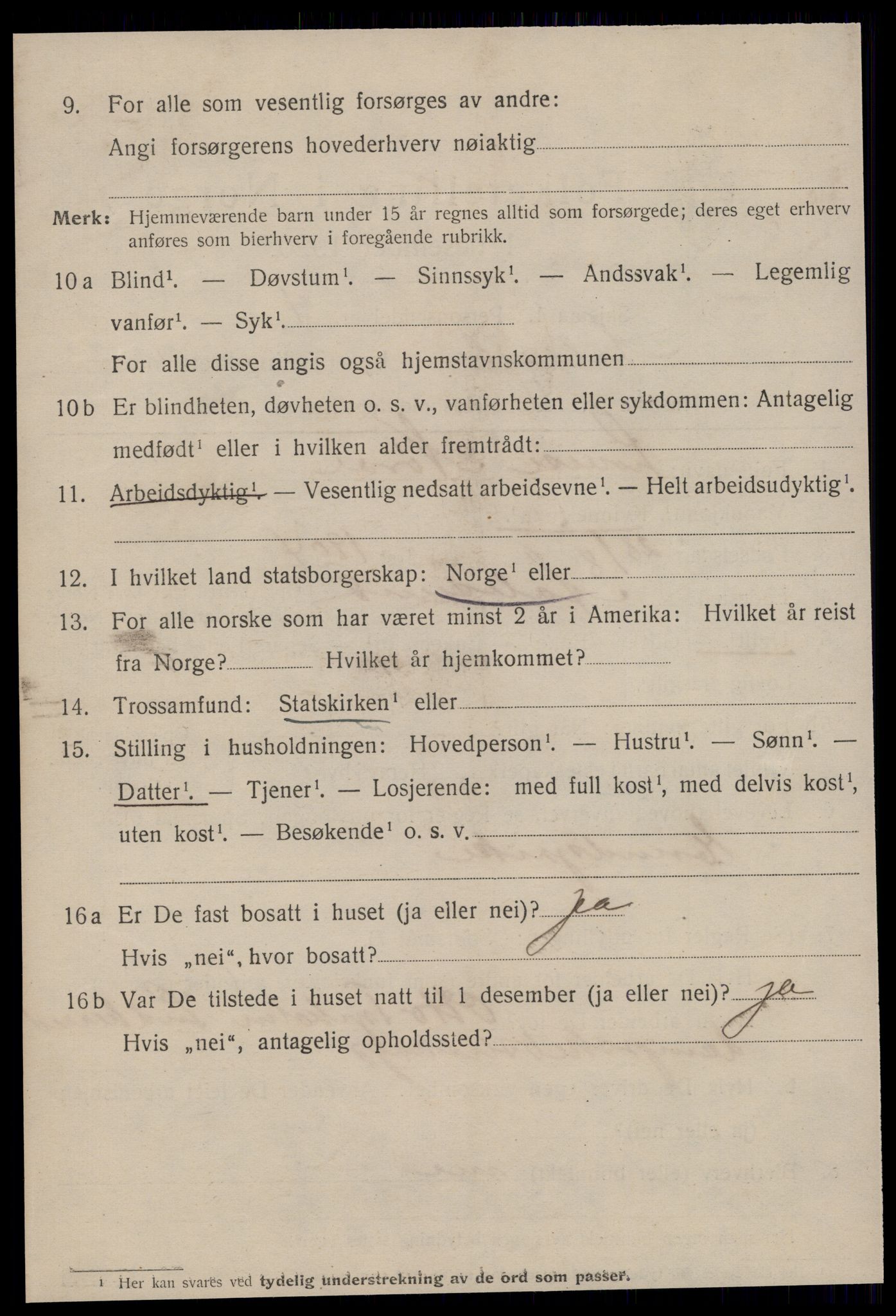 SAT, 1920 census for Ålesund, 1920, p. 43217