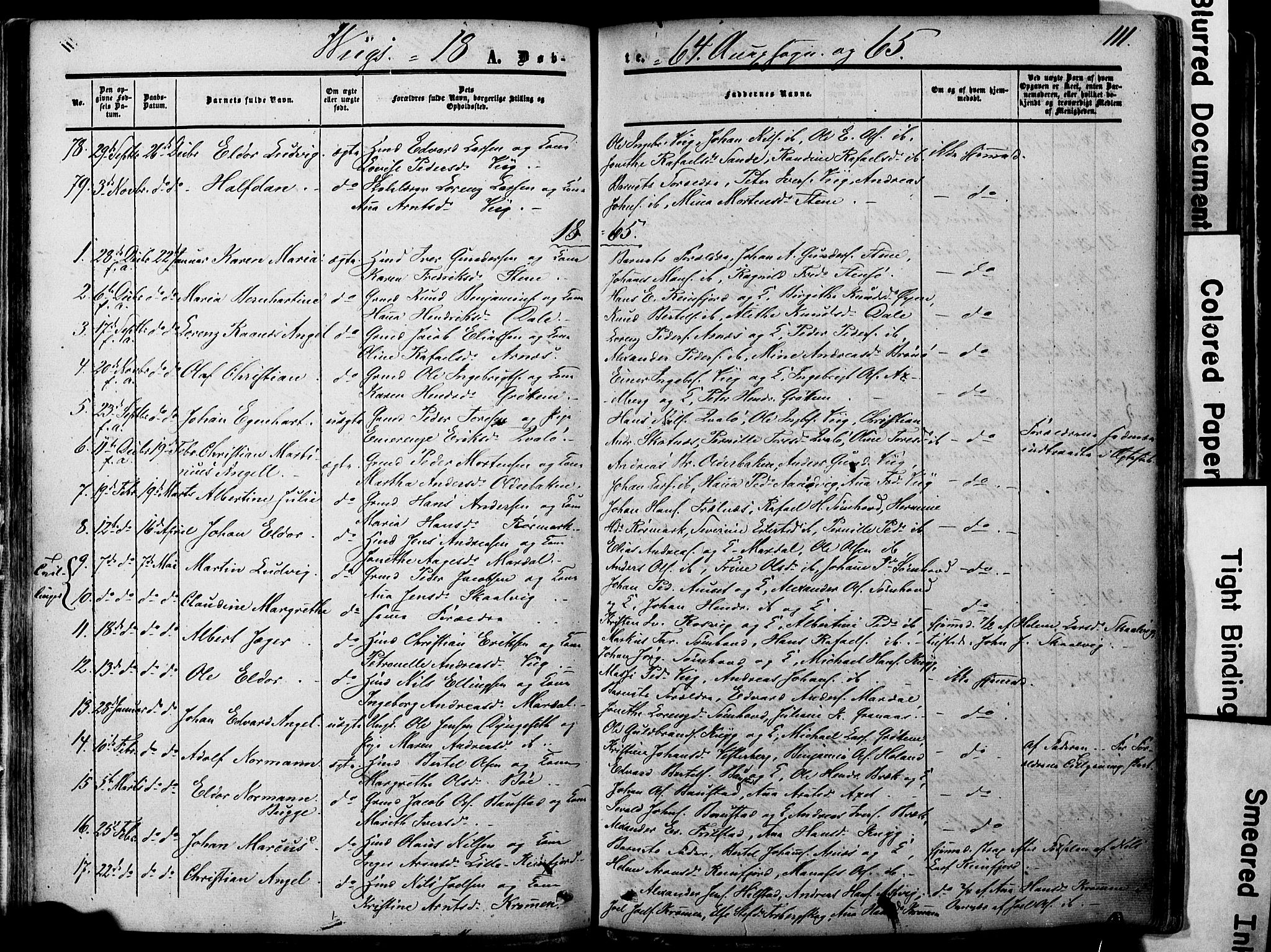 Ministerialprotokoller, klokkerbøker og fødselsregistre - Nordland, SAT/A-1459/812/L0176: Parish register (official) no. 812A05, 1834-1874, p. 111