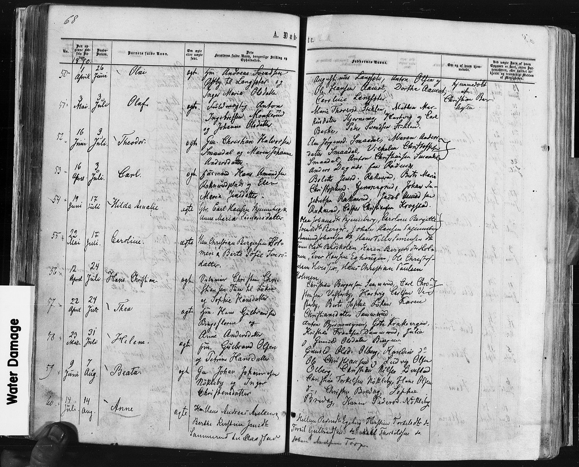Trøgstad prestekontor Kirkebøker, AV/SAO-A-10925/F/Fa/L0009: Parish register (official) no. I 9, 1865-1877, p. 68