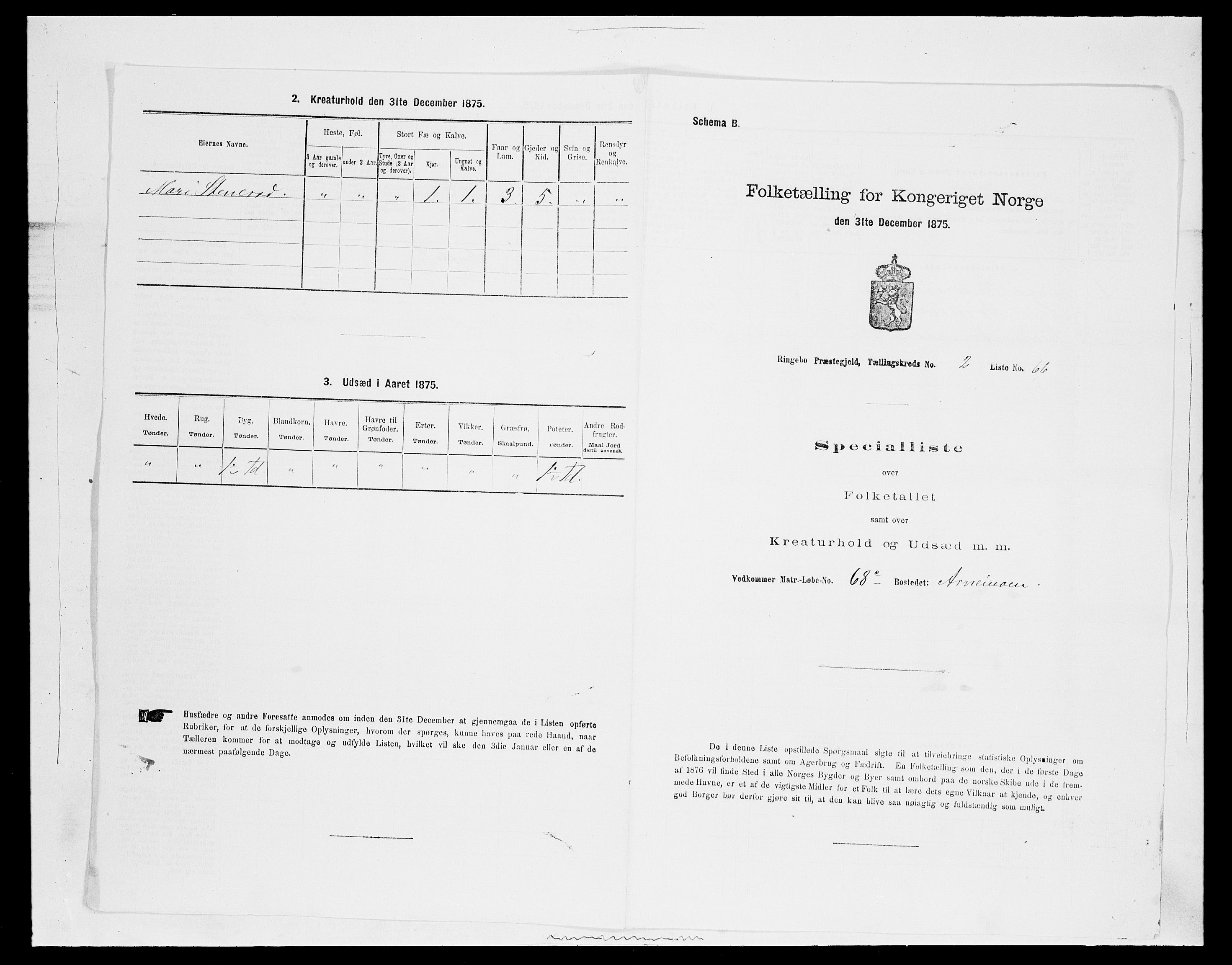 SAH, 1875 census for 0520P Ringebu, 1875, p. 387