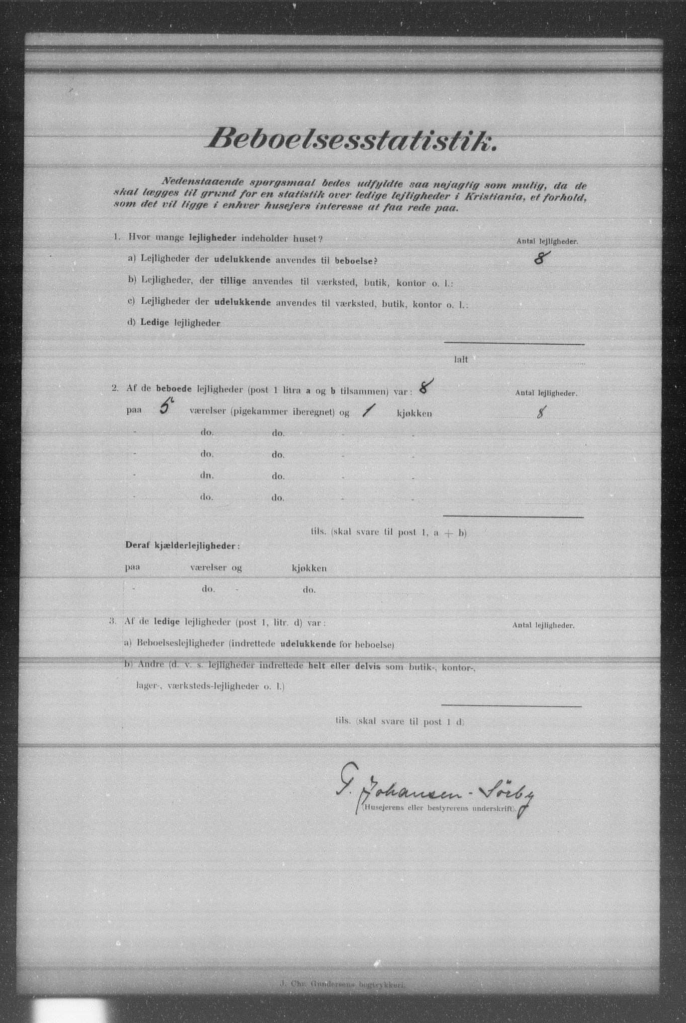 OBA, Municipal Census 1902 for Kristiania, 1902, p. 10985