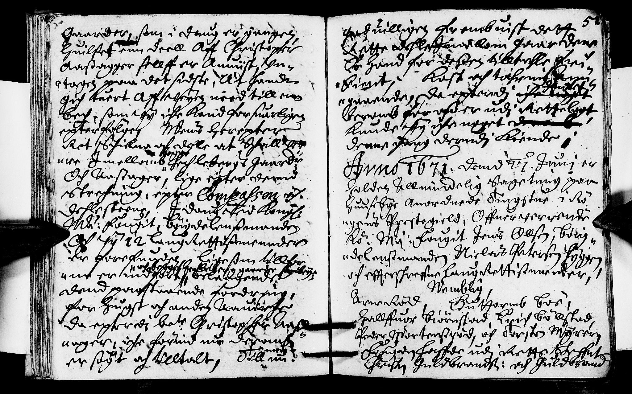 Lier, Røyken og Hurum sorenskriveri, AV/SAKO-A-89/F/Fa/L0012: Tingbok, 1671, p. 51