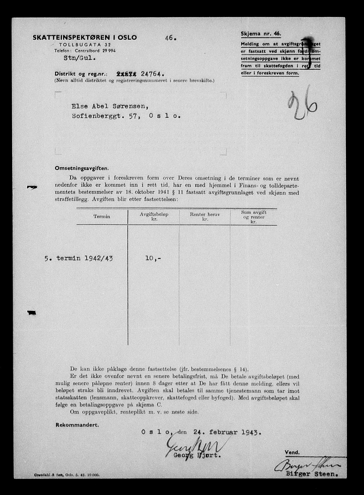 Justisdepartementet, Tilbakeføringskontoret for inndratte formuer, RA/S-1564/H/Hc/Hcc/L0983: --, 1945-1947, p. 552