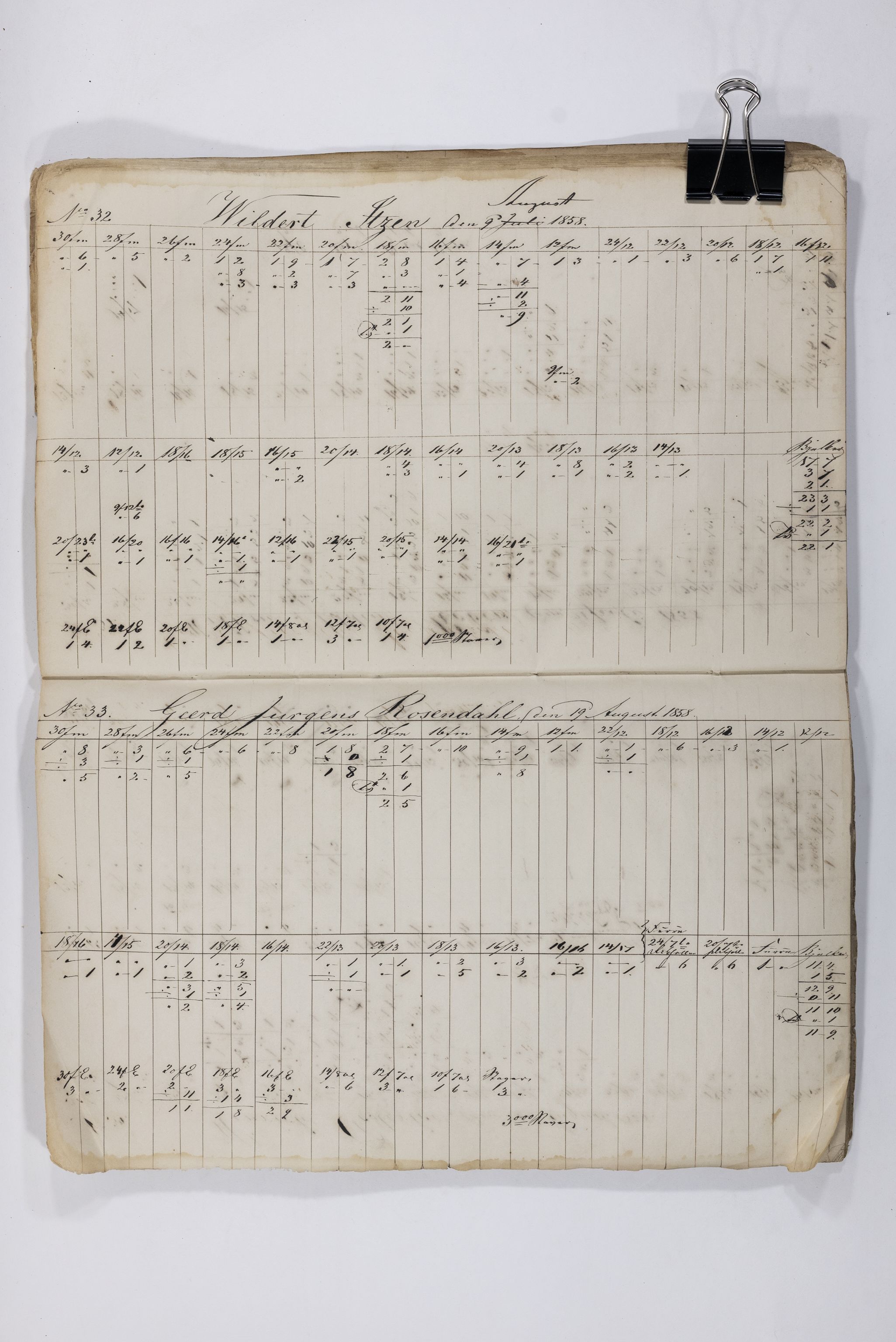 Blehr/ Kjellestad, TEMU/TGM-A-1212/E/Eb/L0008: Ladnings Liste, 1857-1859, p. 61