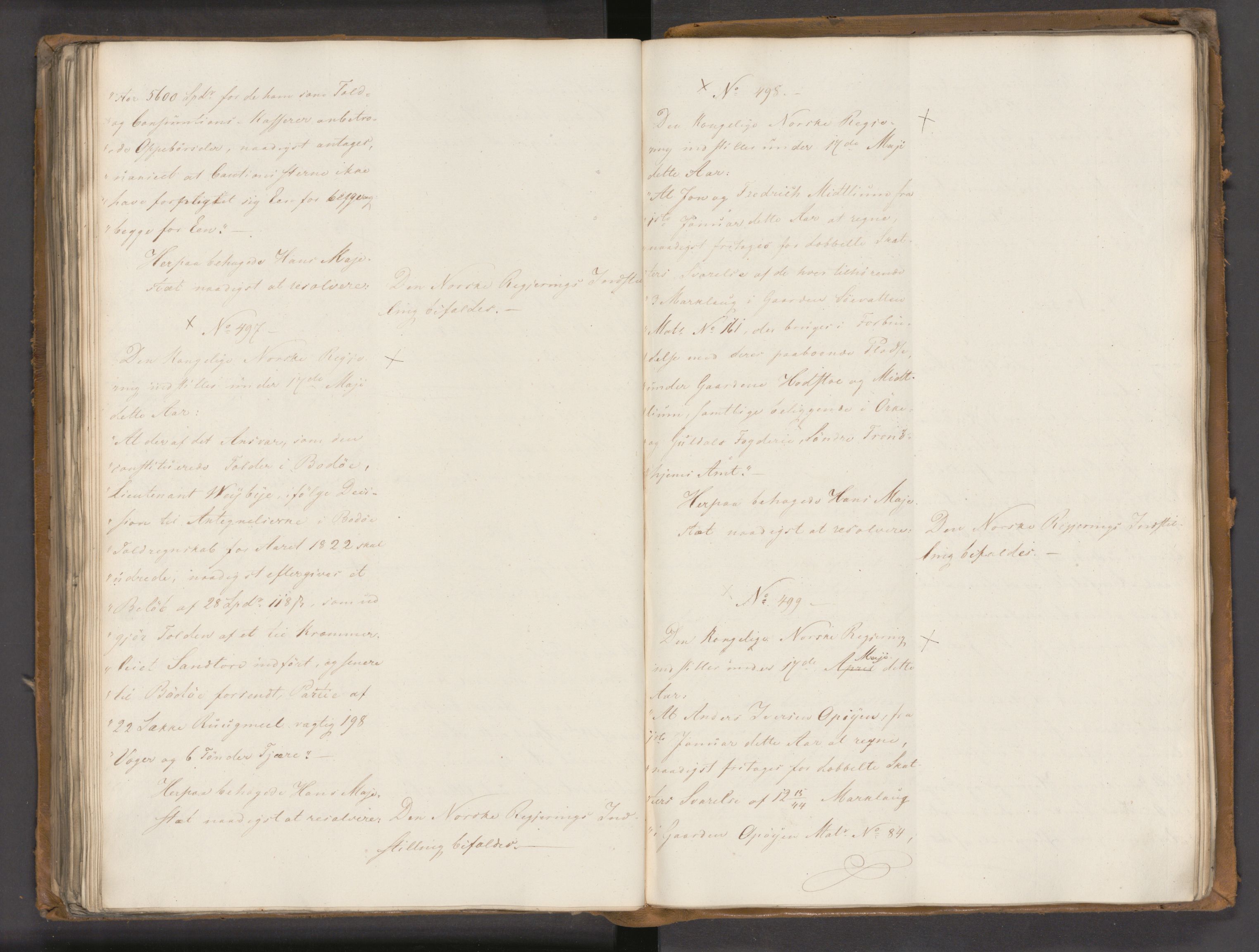 Statsrådssekretariatet, AV/RA-S-1001/A/Ab/L0020: Kgl. res. nr. 1-579, 1. halvår, 1825