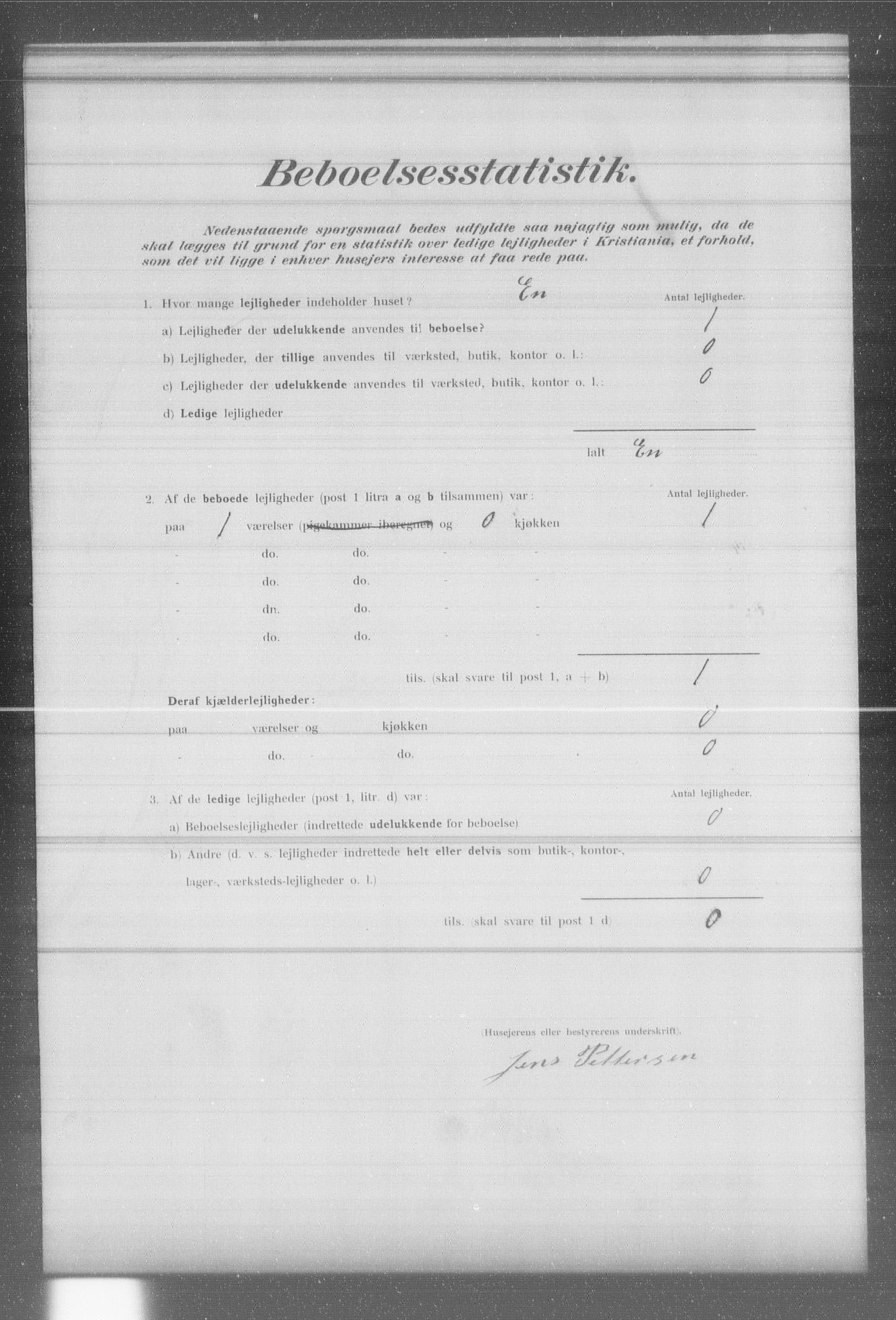 OBA, Municipal Census 1902 for Kristiania, 1902, p. 9126