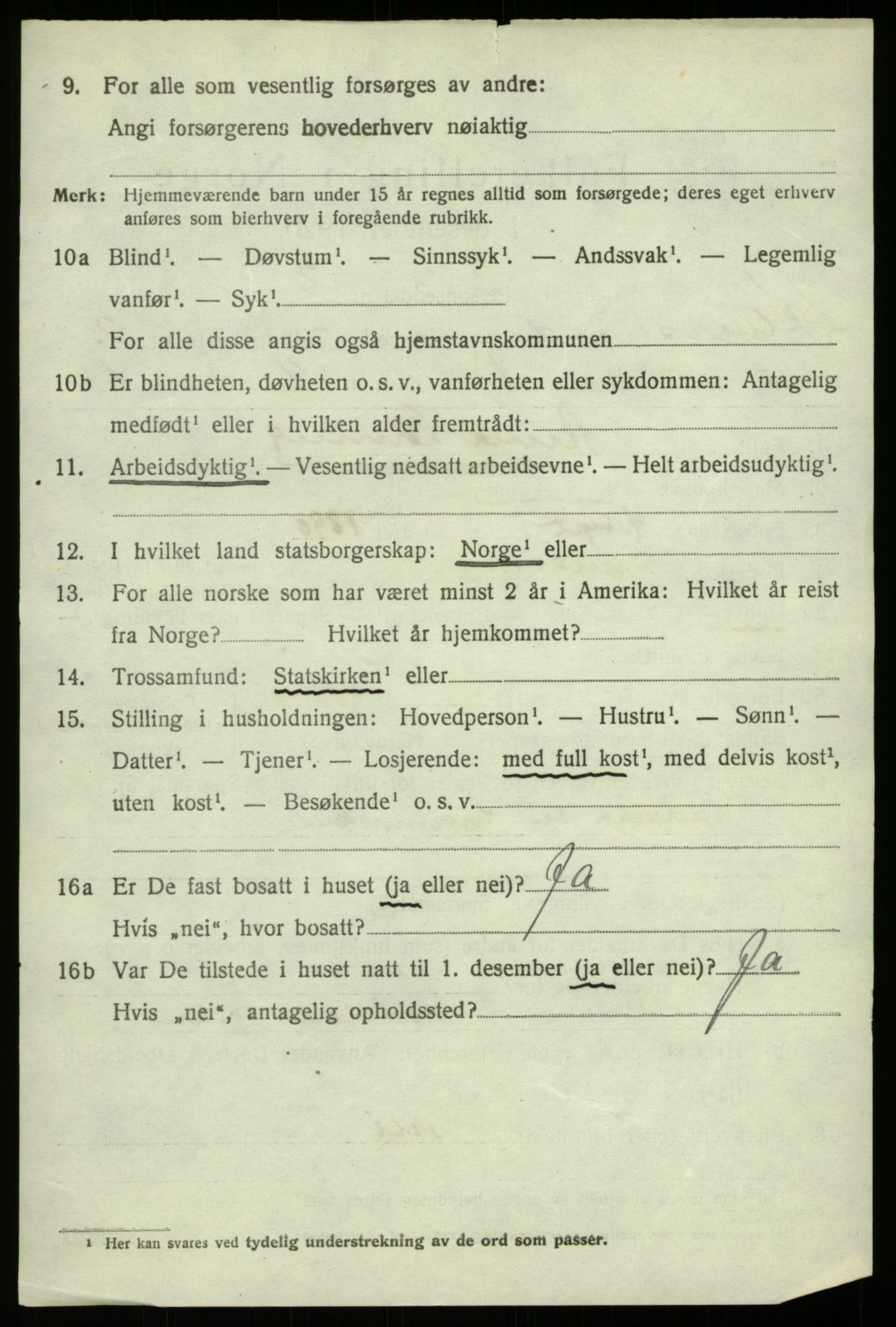 SAB, 1920 census for Alversund, 1920, p. 1553