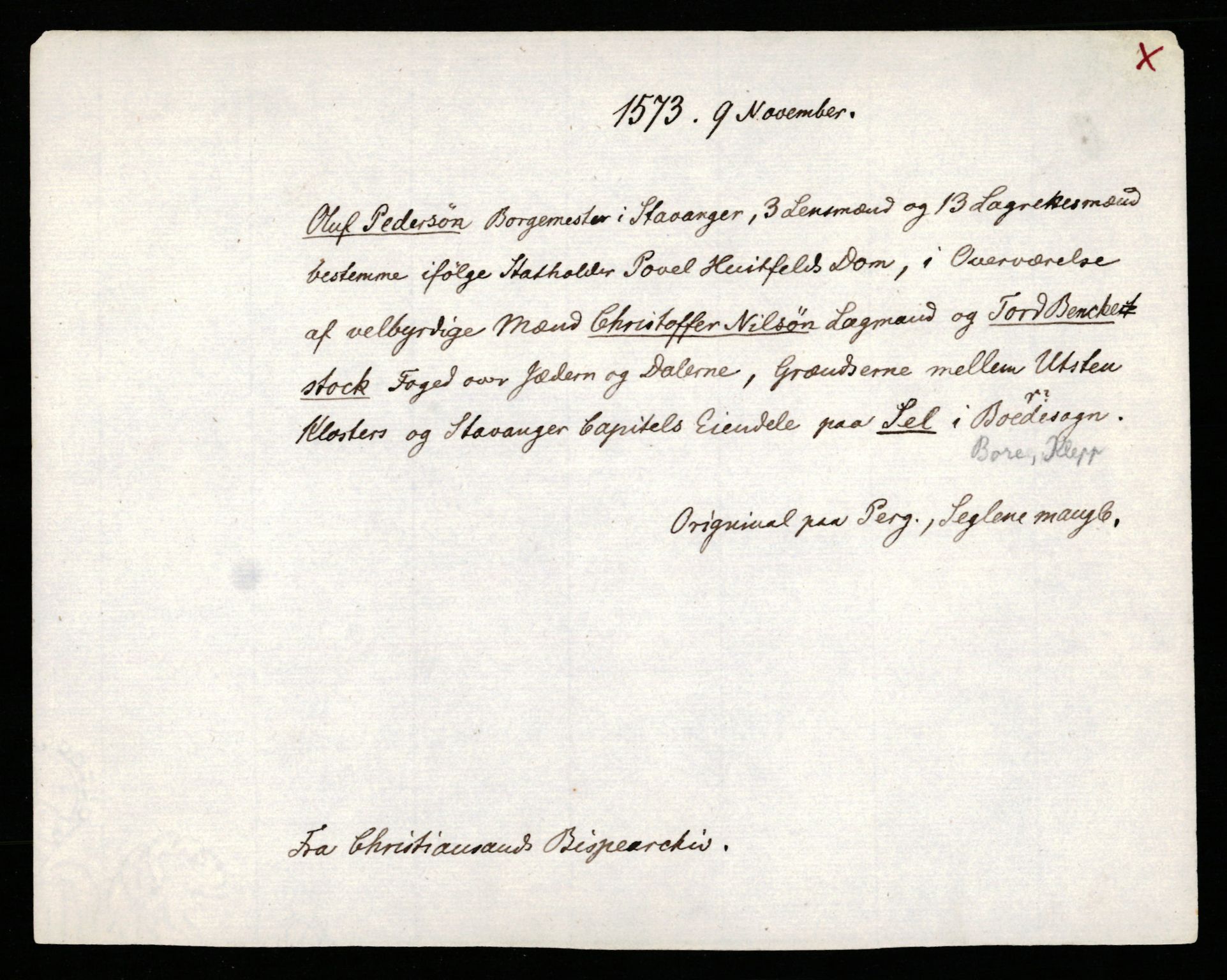 Riksarkivets diplomsamling, AV/RA-EA-5965/F35/F35b/L0002: Riksarkivets diplomer, seddelregister, 1567-1583, p. 201