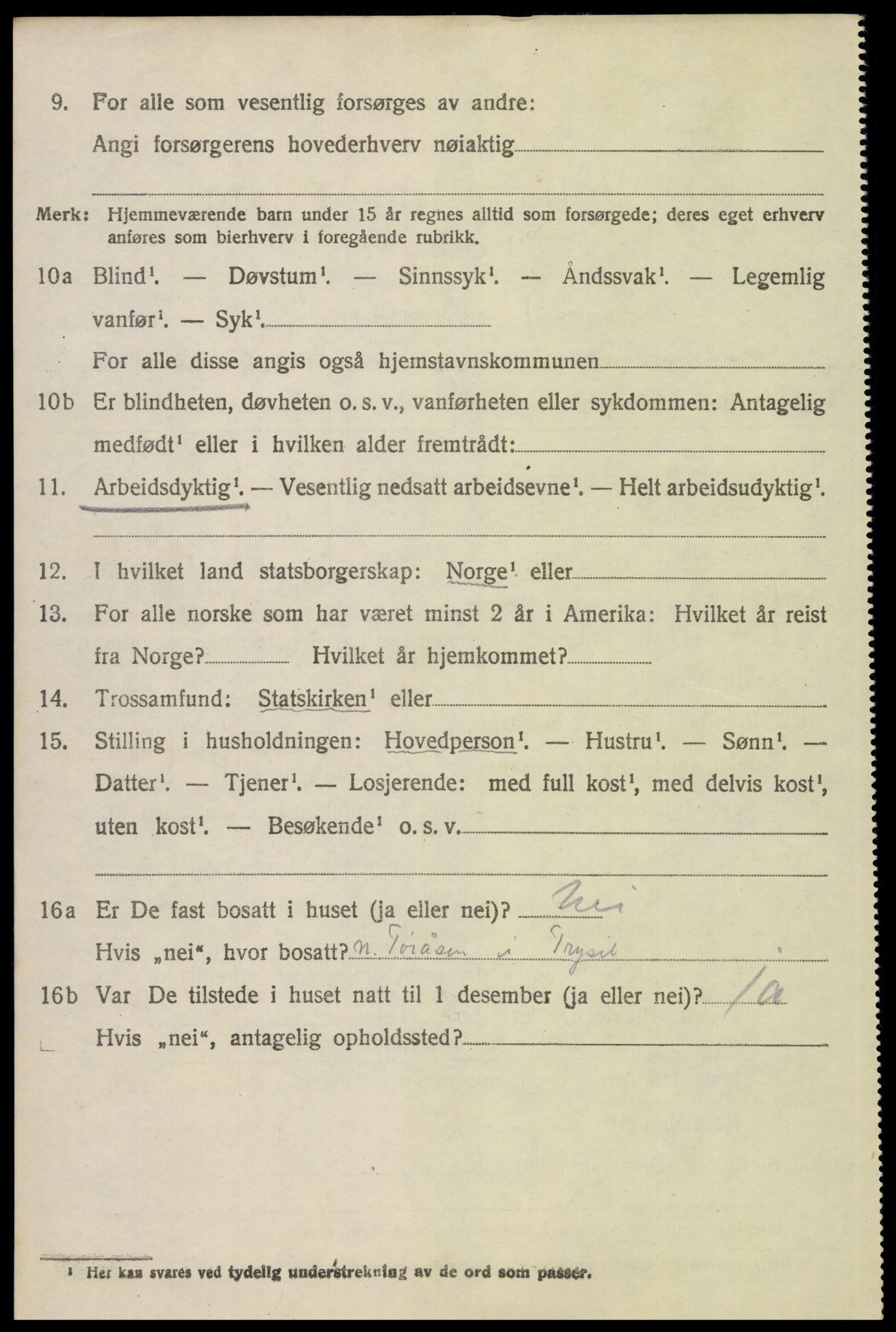 SAH, 1920 census for Åmot, 1920, p. 5054