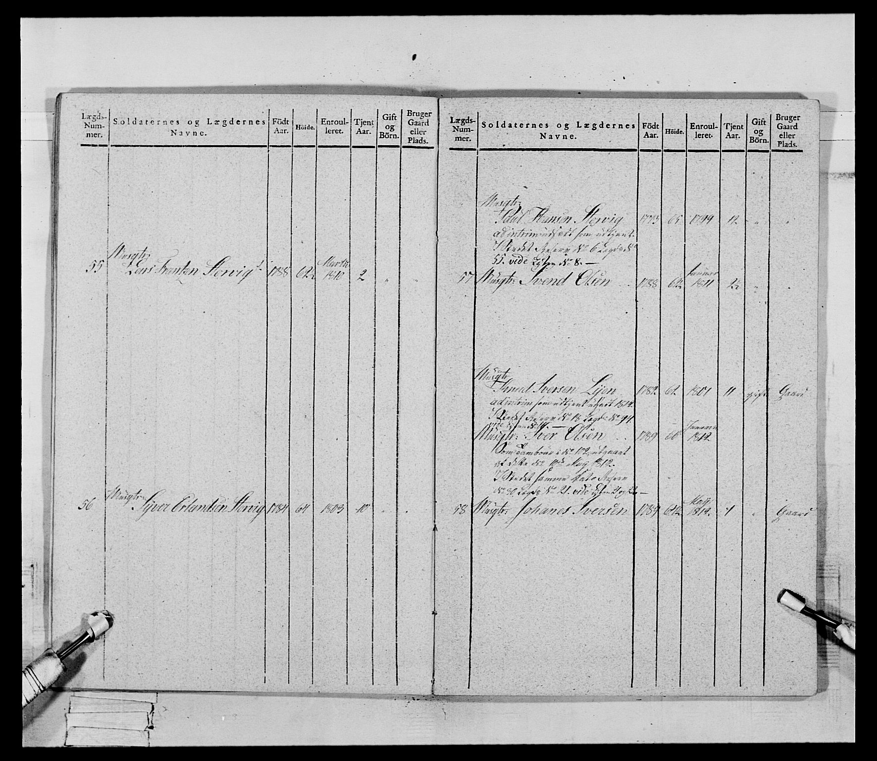 Generalitets- og kommissariatskollegiet, Det kongelige norske kommissariatskollegium, AV/RA-EA-5420/E/Eh/L0069: Opplandske gevorbne infanteriregiment, 1810-1818, p. 486