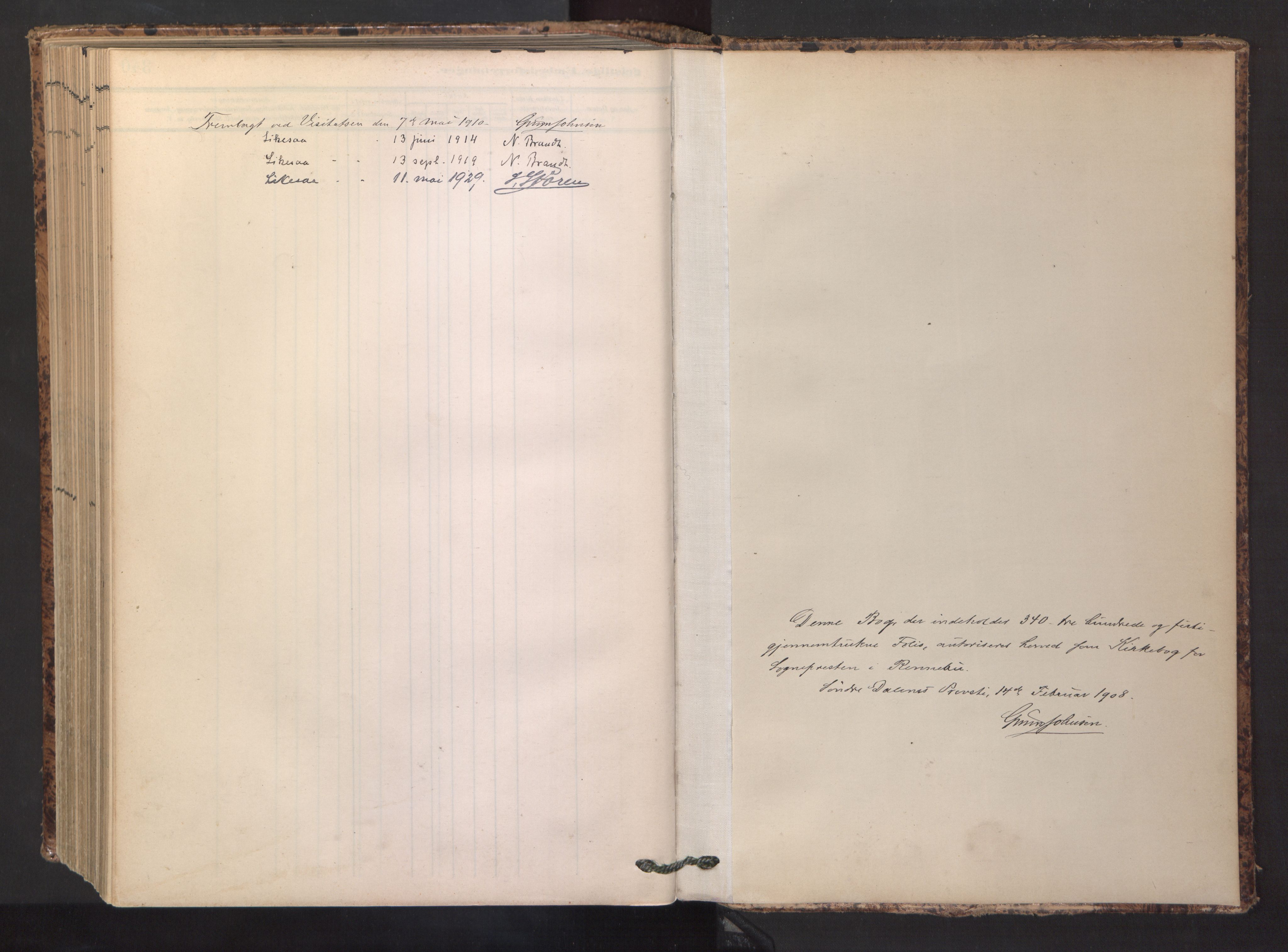 Ministerialprotokoller, klokkerbøker og fødselsregistre - Sør-Trøndelag, SAT/A-1456/674/L0873: Parish register (official) no. 674A05, 1908-1923