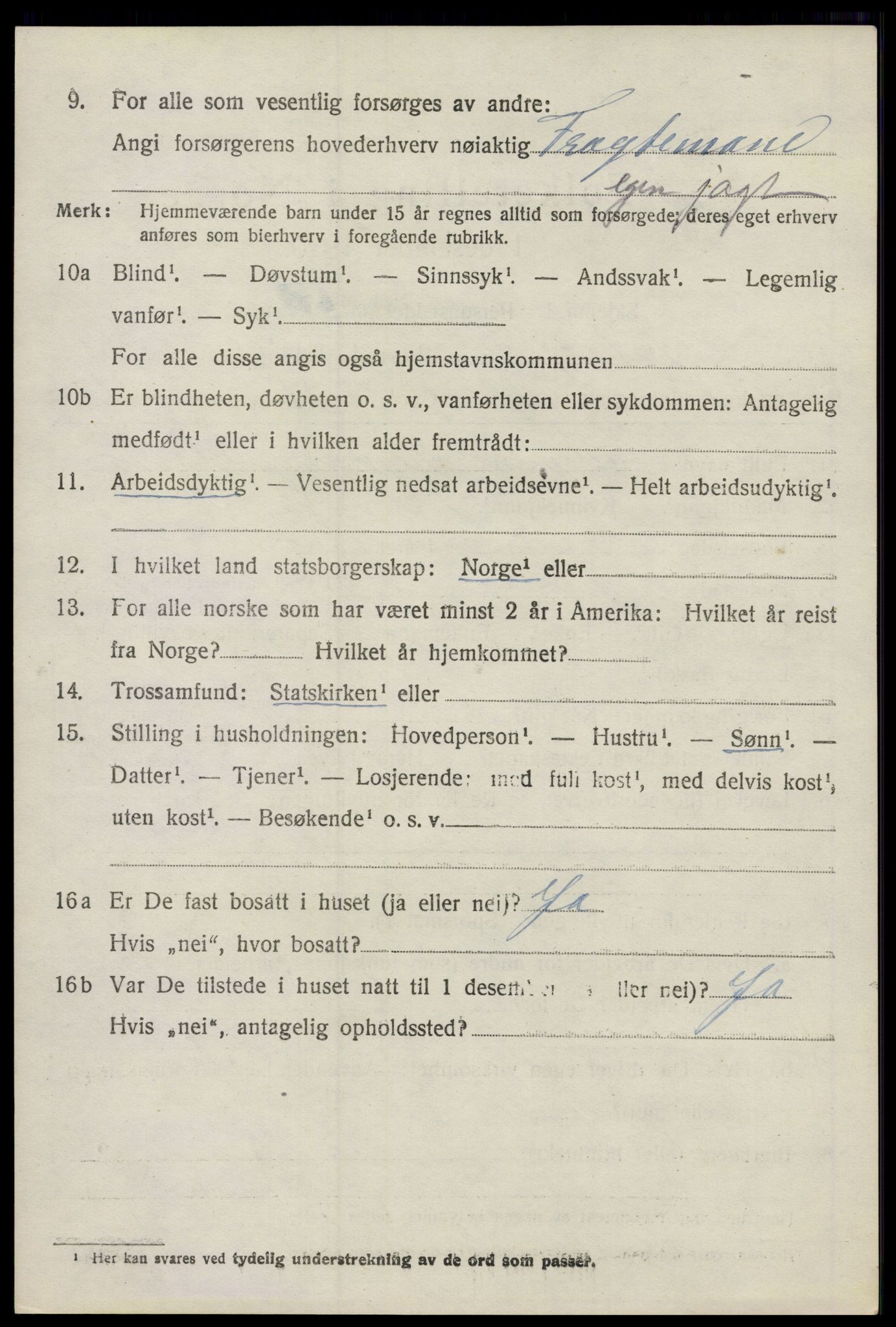 SAO, 1920 census for Moss land district, 1920, p. 6428