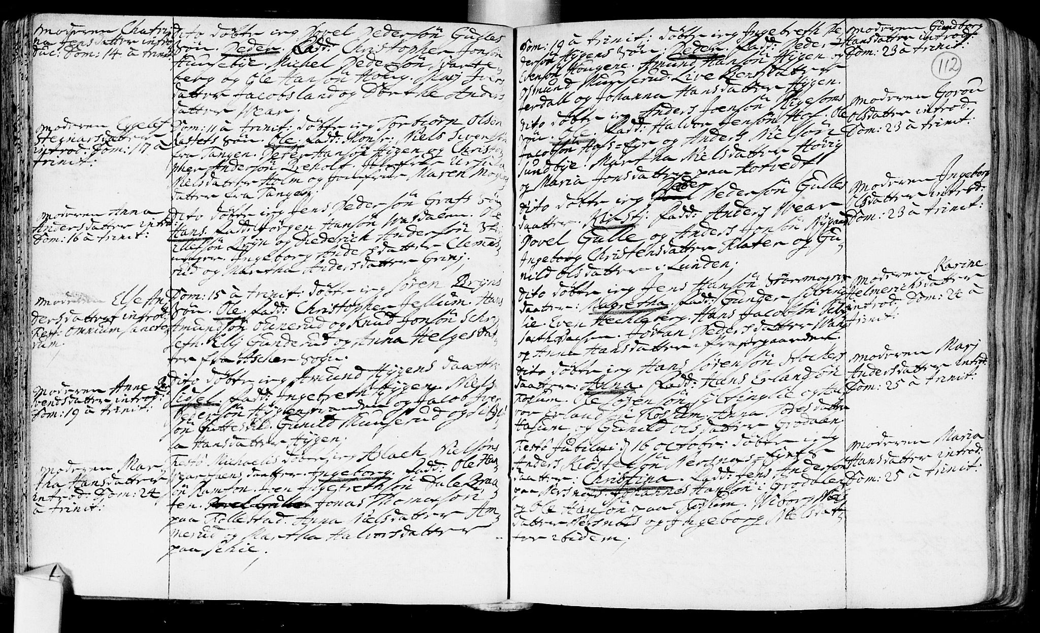 Røyken kirkebøker, AV/SAKO-A-241/F/Fa/L0002: Parish register (official) no. 2, 1731-1782, p. 112