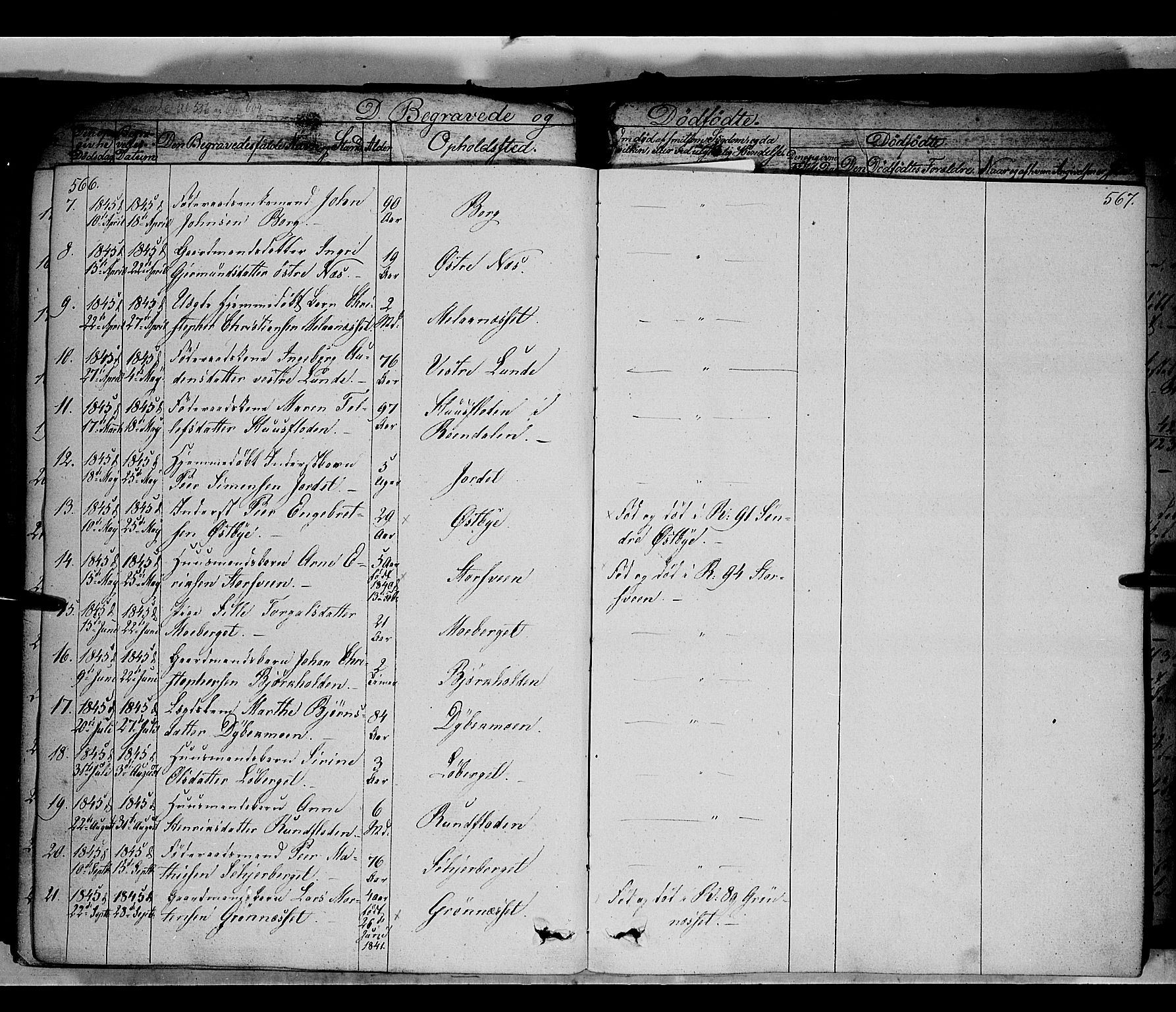 Trysil prestekontor, AV/SAH-PREST-046/H/Ha/Haa/L0004: Parish register (official) no. 4 /1, 1842-1850, p. 566-567