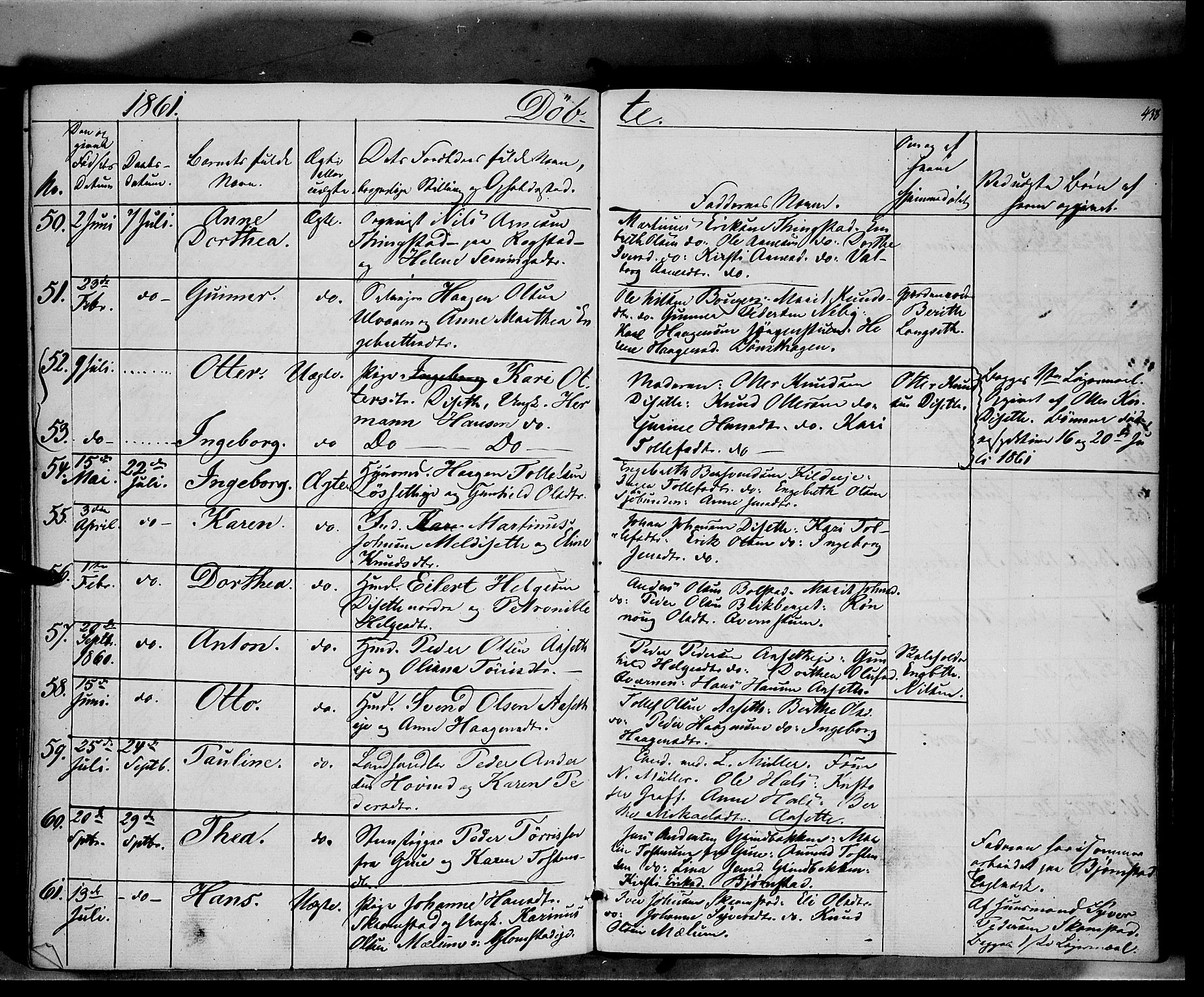 Åmot prestekontor, Hedmark, SAH/PREST-056/H/Ha/Haa/L0006: Parish register (official) no. 6, 1842-1861, p. 438