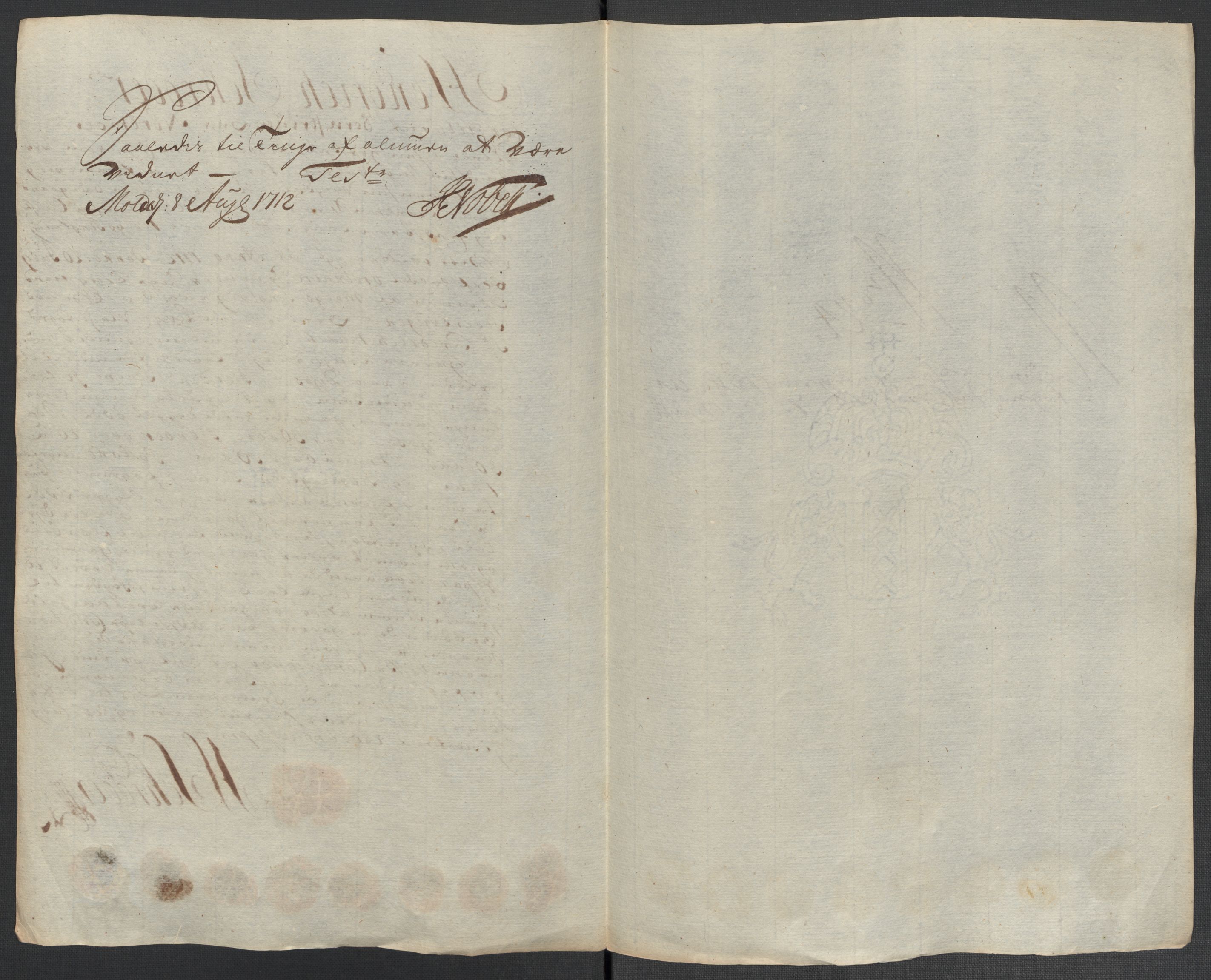 Rentekammeret inntil 1814, Reviderte regnskaper, Fogderegnskap, AV/RA-EA-4092/R56/L3743: Fogderegnskap Nordmøre, 1708, p. 246