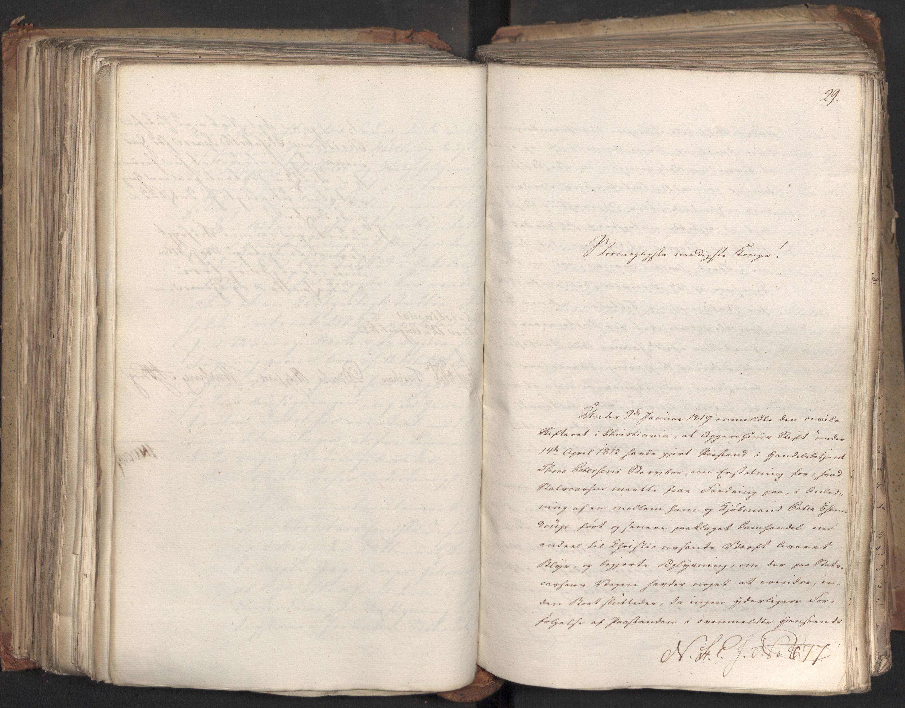Statsrådsavdelingen i Stockholm, AV/RA-S-1003/D/Da/L0035: Regjeringsinnstillinger nr. 541-840, 1823, p. 348