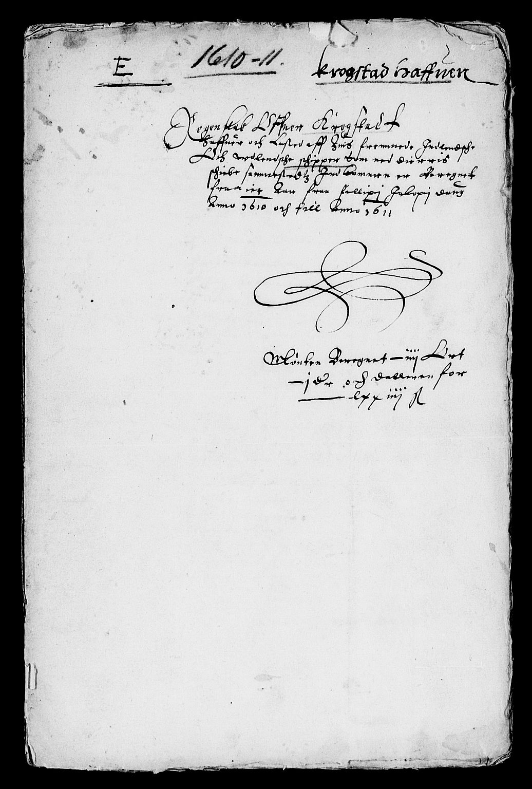 Rentekammeret inntil 1814, Reviderte regnskaper, Lensregnskaper, RA/EA-5023/R/Rb/Rba/L0026: Akershus len, 1610-1612