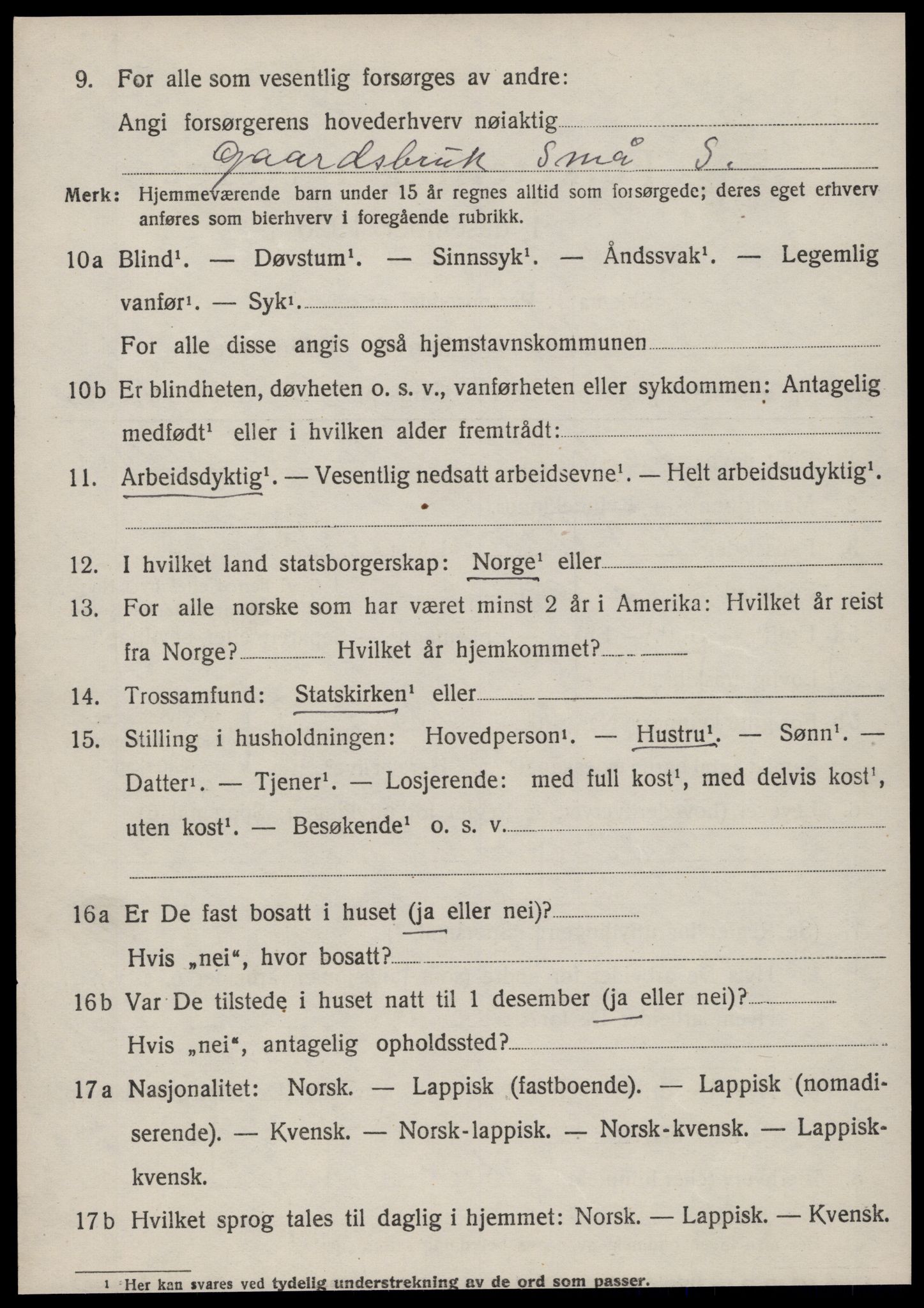 SAT, 1920 census for Fillan, 1920, p. 2021