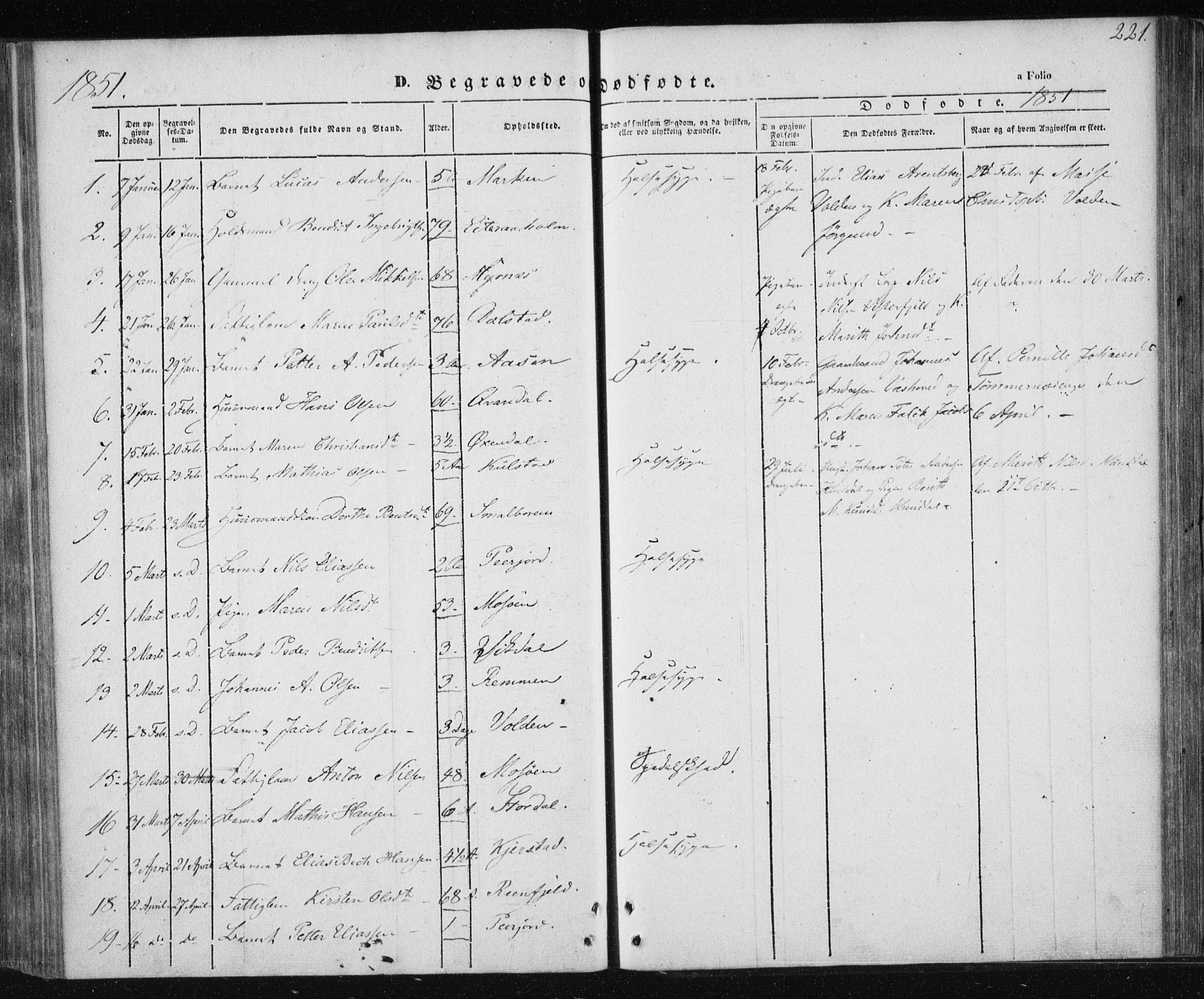 Ministerialprotokoller, klokkerbøker og fødselsregistre - Nordland, AV/SAT-A-1459/820/L0291: Parish register (official) no. 820A12, 1846-1854, p. 221