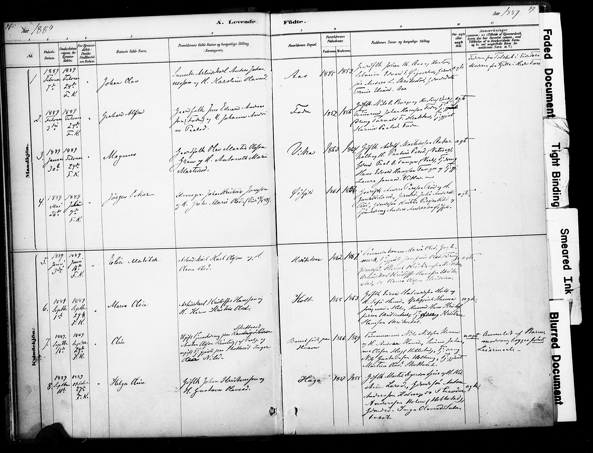 Ramnes kirkebøker, SAKO/A-314/F/Fb/L0001: Parish register (official) no. II 1, 1878-1894, p. 46-47