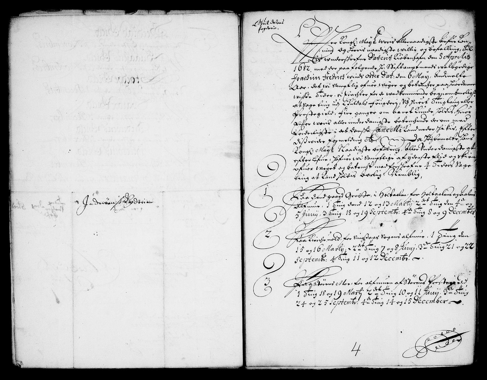 Danske Kanselli, Skapsaker, AV/RA-EA-4061/G/L0011: Tillegg til skapsakene, 1666-1688, p. 90