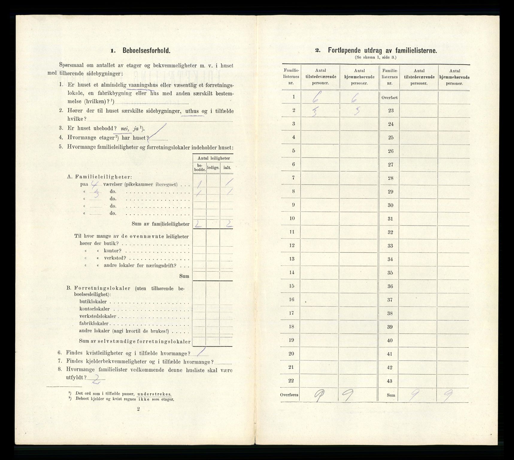 RA, 1910 census for Larvik, 1910, p. 5656