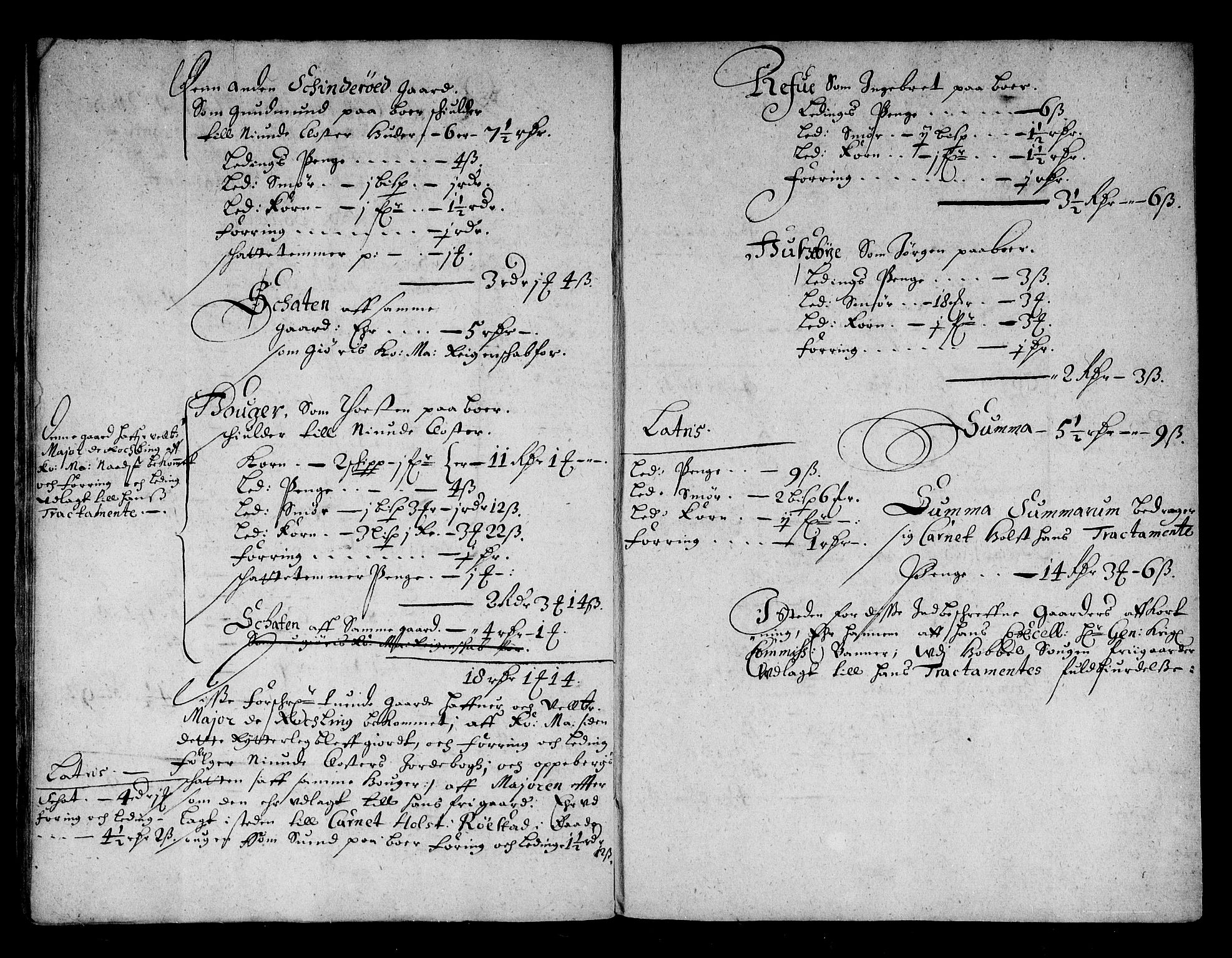 Rentekammeret inntil 1814, Reviderte regnskaper, Stiftamtstueregnskaper, Landkommissariatet på Akershus og Akershus stiftamt, RA/EA-5869/R/Ra/L0021: Landkommissariatet på Akershus, 1664