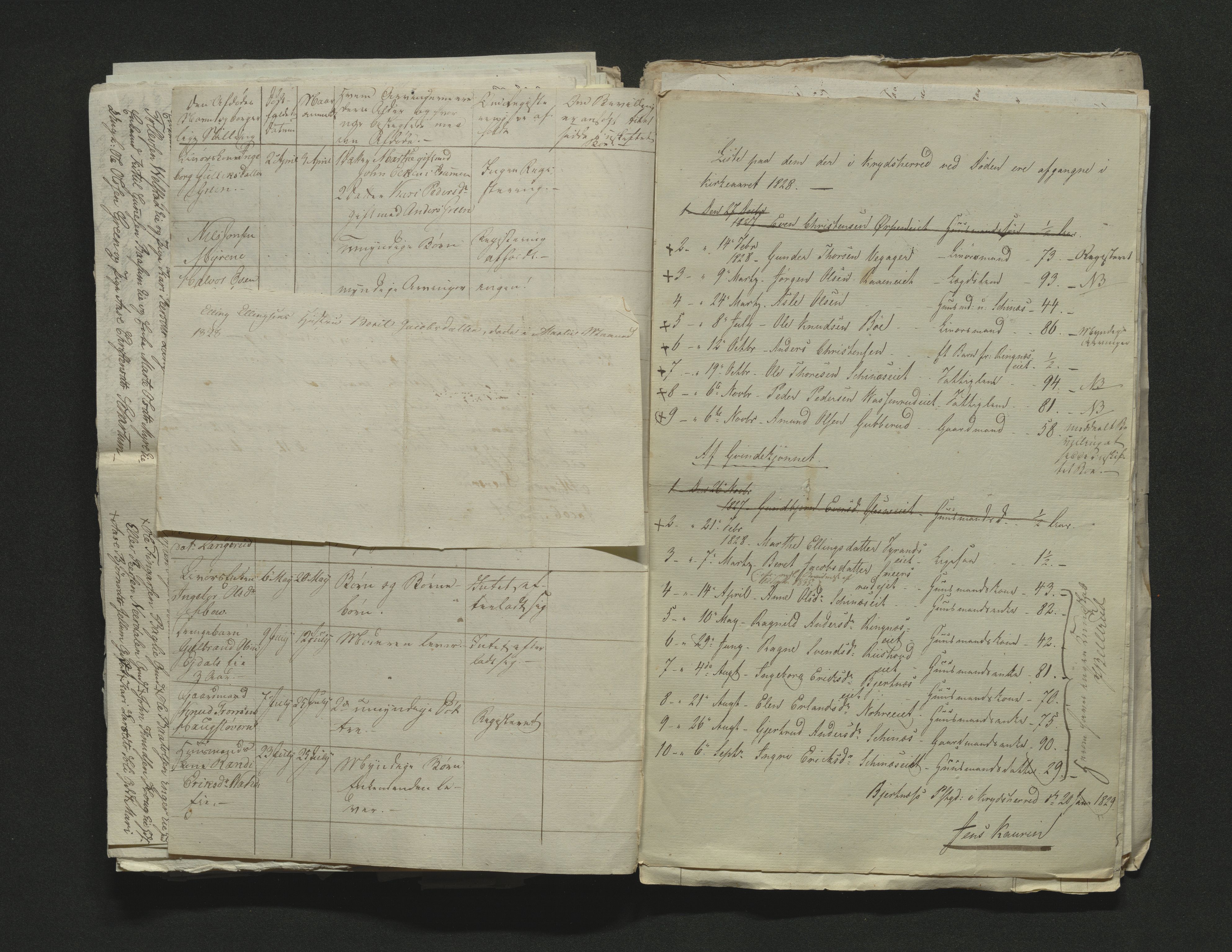 Eiker, Modum og Sigdal sorenskriveri, AV/SAKO-A-123/H/Ha/Hab/L0002: Dødsfallsmeldinger, 1823-1829, p. 318
