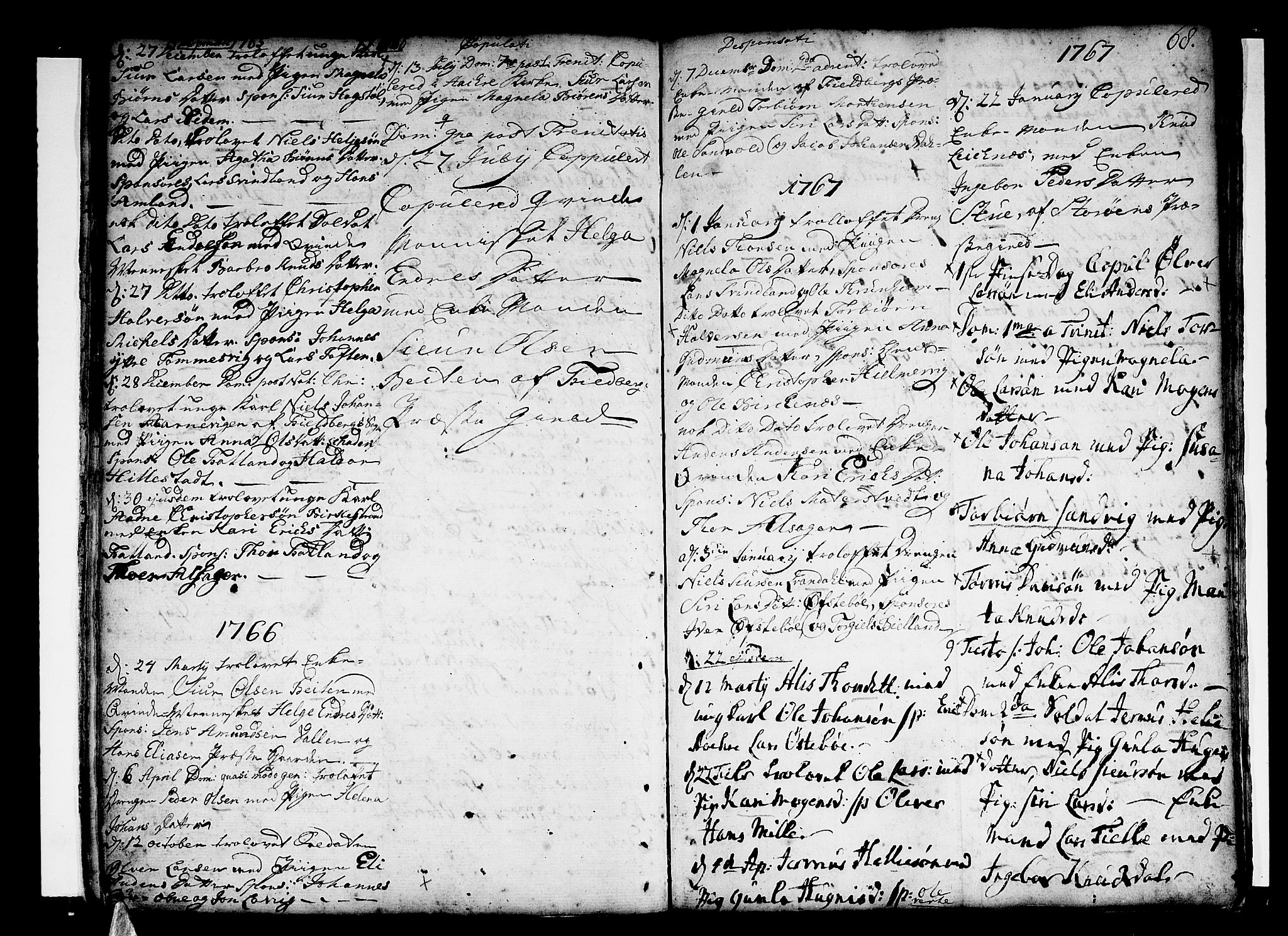 Skånevik sokneprestembete, SAB/A-77801/H/Haa: Parish register (official) no. A 1, 1745-1789, p. 68