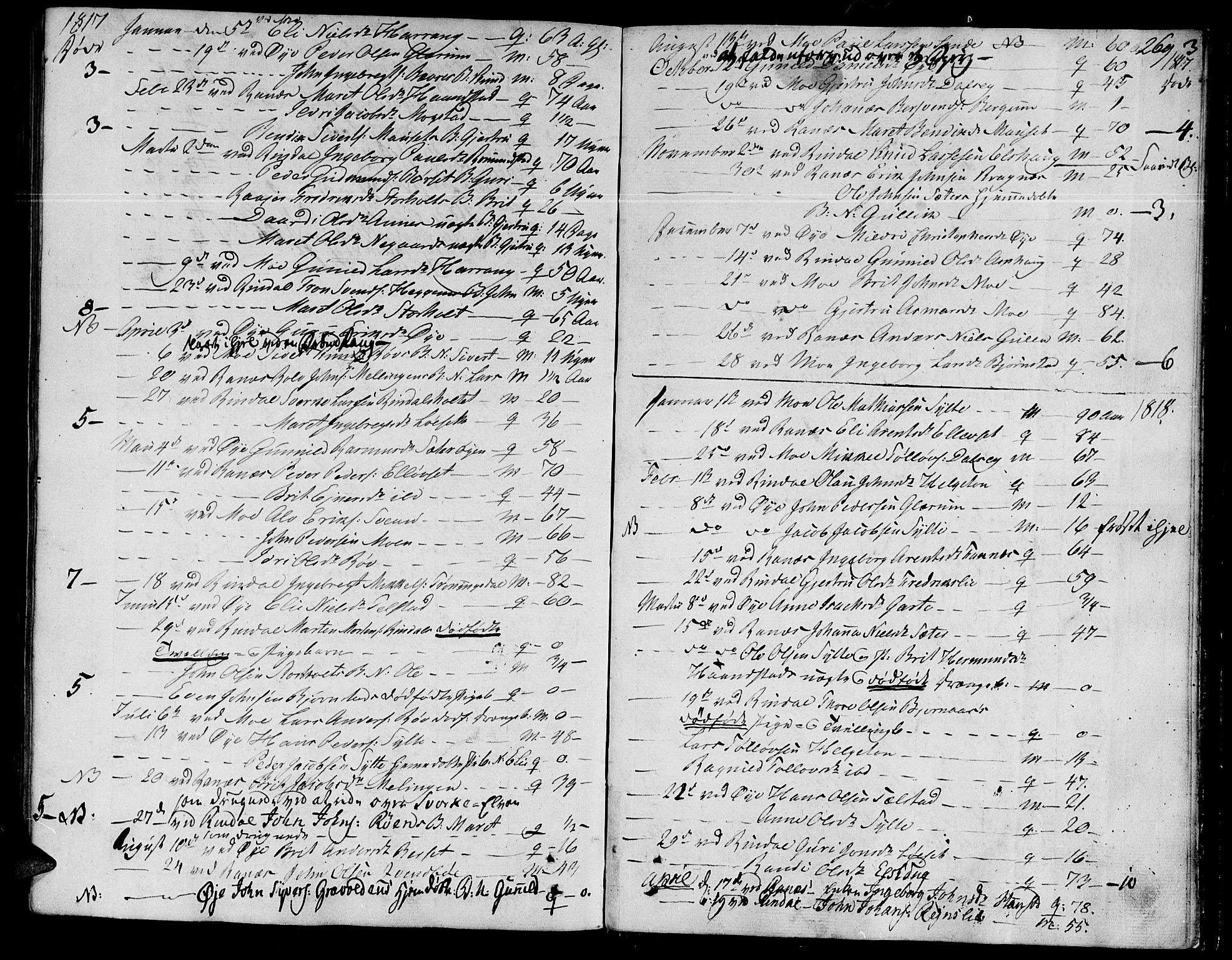 Ministerialprotokoller, klokkerbøker og fødselsregistre - Møre og Romsdal, SAT/A-1454/595/L1040: Parish register (official) no. 595A02, 1797-1819, p. 269