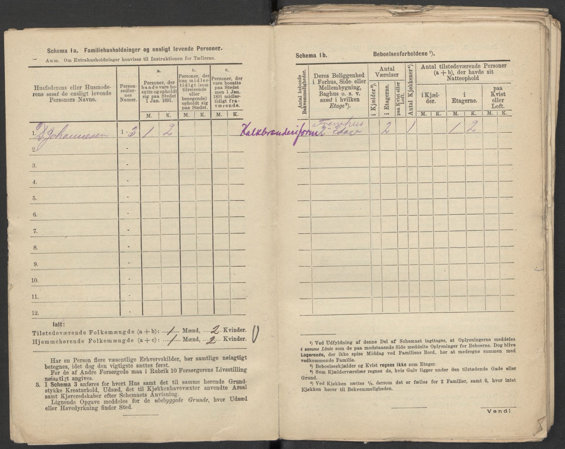 RA, 1891 Census for 1301 Bergen, 1891, p. 2004