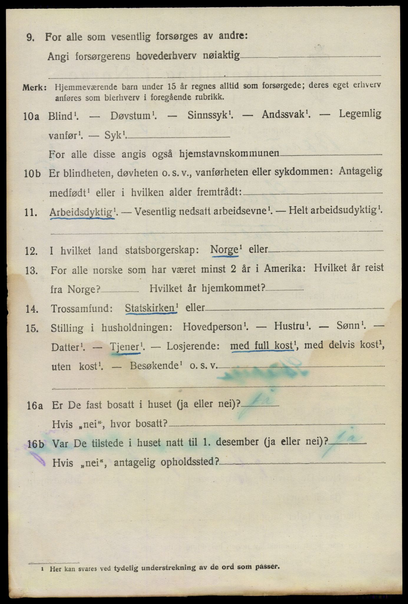 SAO, 1920 census for Bærum, 1920, p. 16845