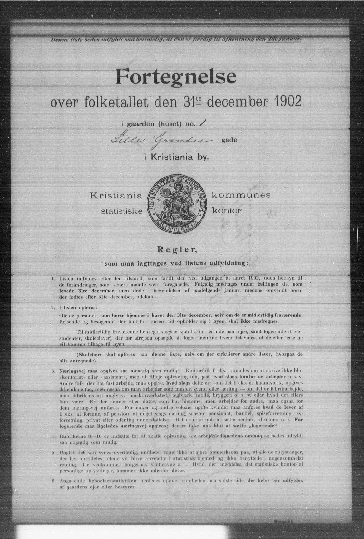 OBA, Municipal Census 1902 for Kristiania, 1902, p. 11037