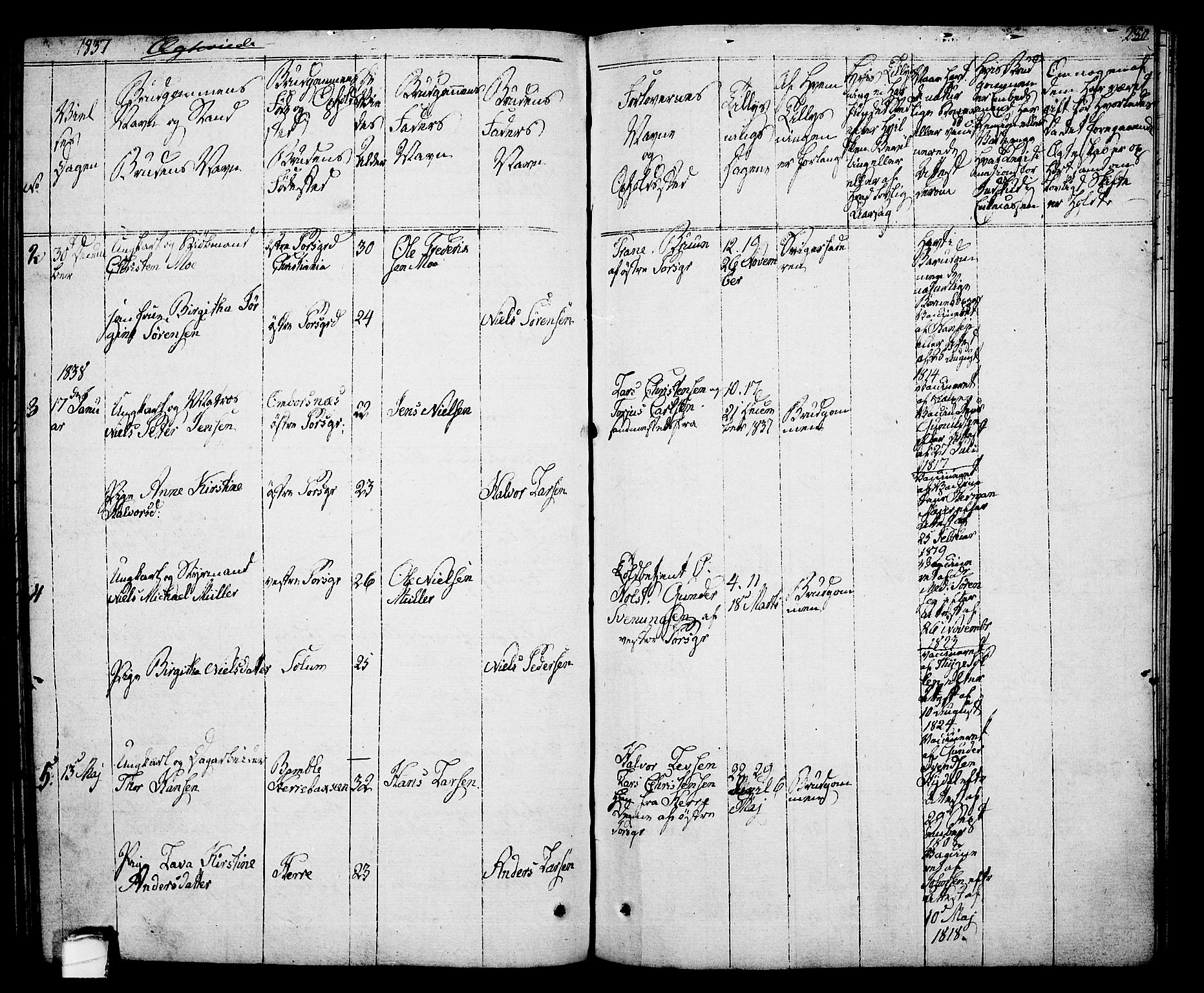 Porsgrunn kirkebøker , SAKO/A-104/F/Fa/L0005: Parish register (official) no. 5, 1828-1840, p. 280