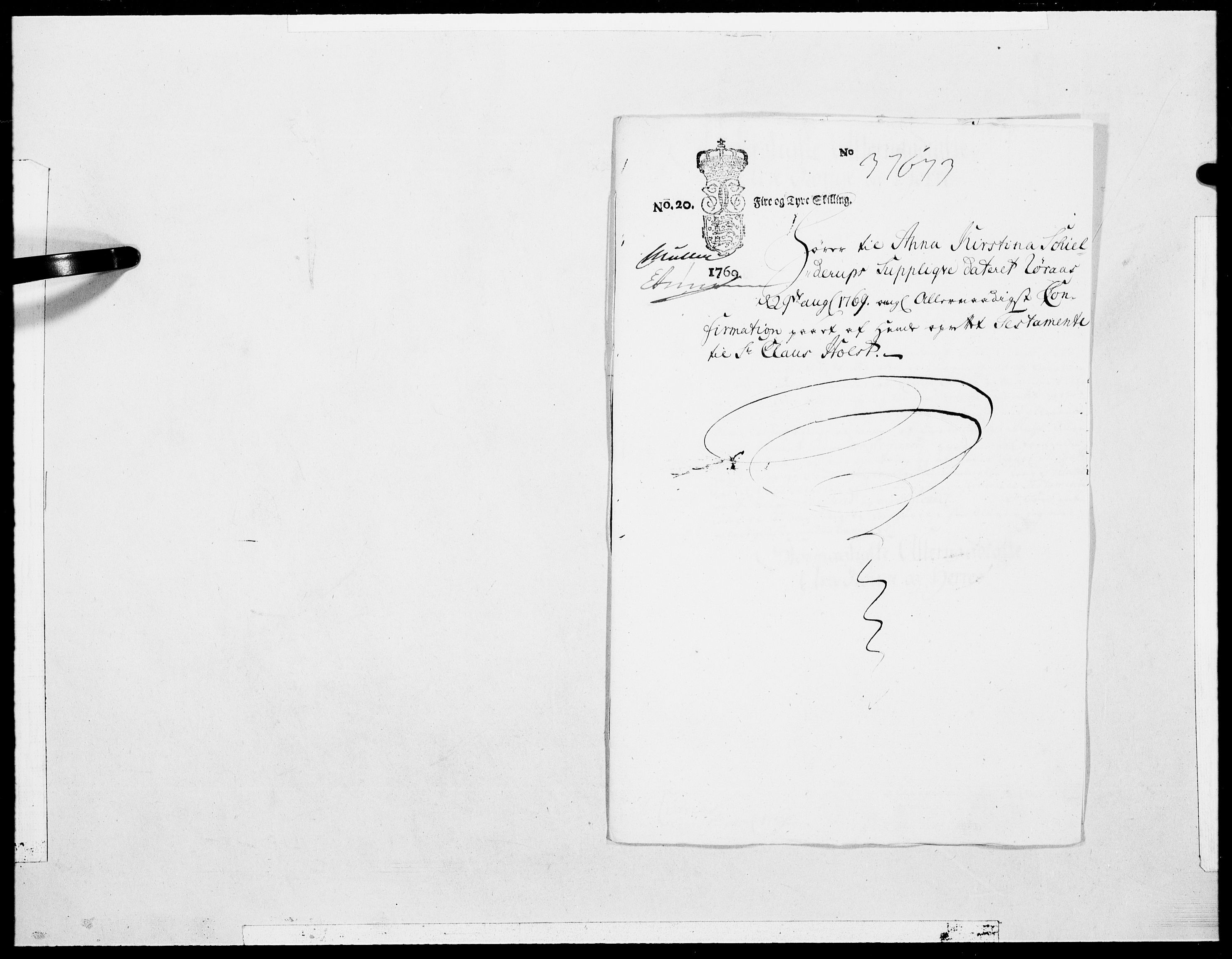 Danske Kanselli 1572-1799, AV/RA-EA-3023/F/Fc/Fcc/Fcca/L0200: Norske innlegg 1572-1799, 1769, p. 430