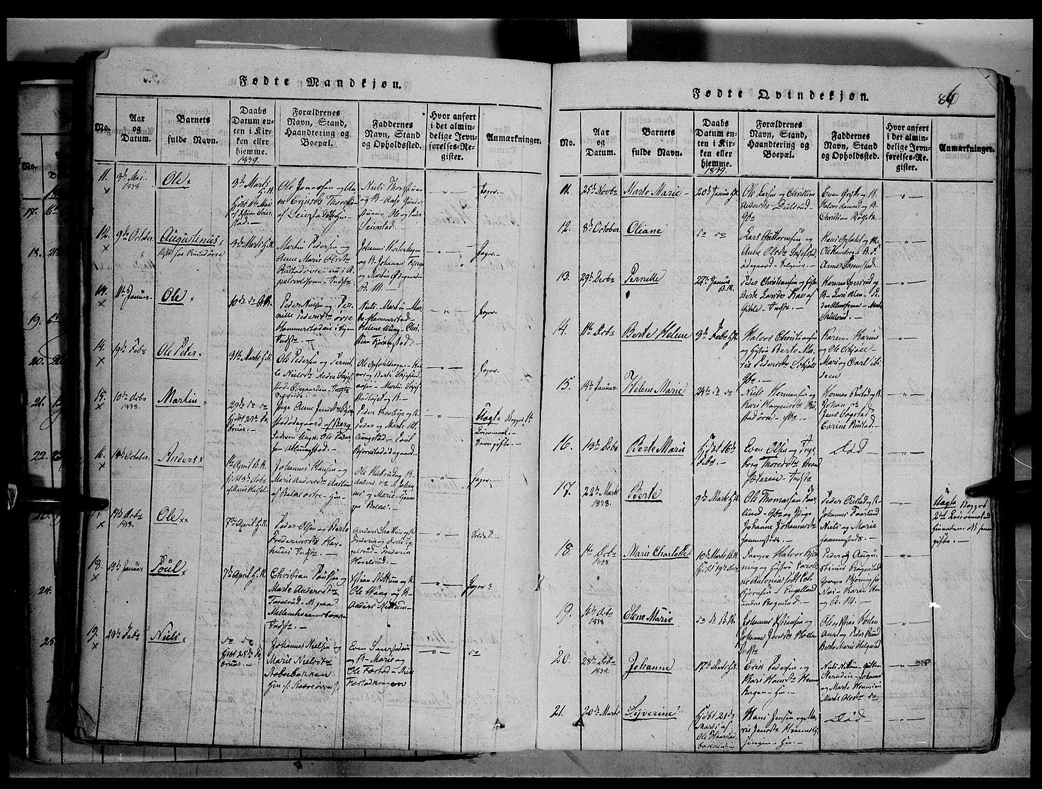 Østre Toten prestekontor, SAH/PREST-104/H/Ha/Haa/L0001: Parish register (official) no. 1, 1828-1839, p. 86