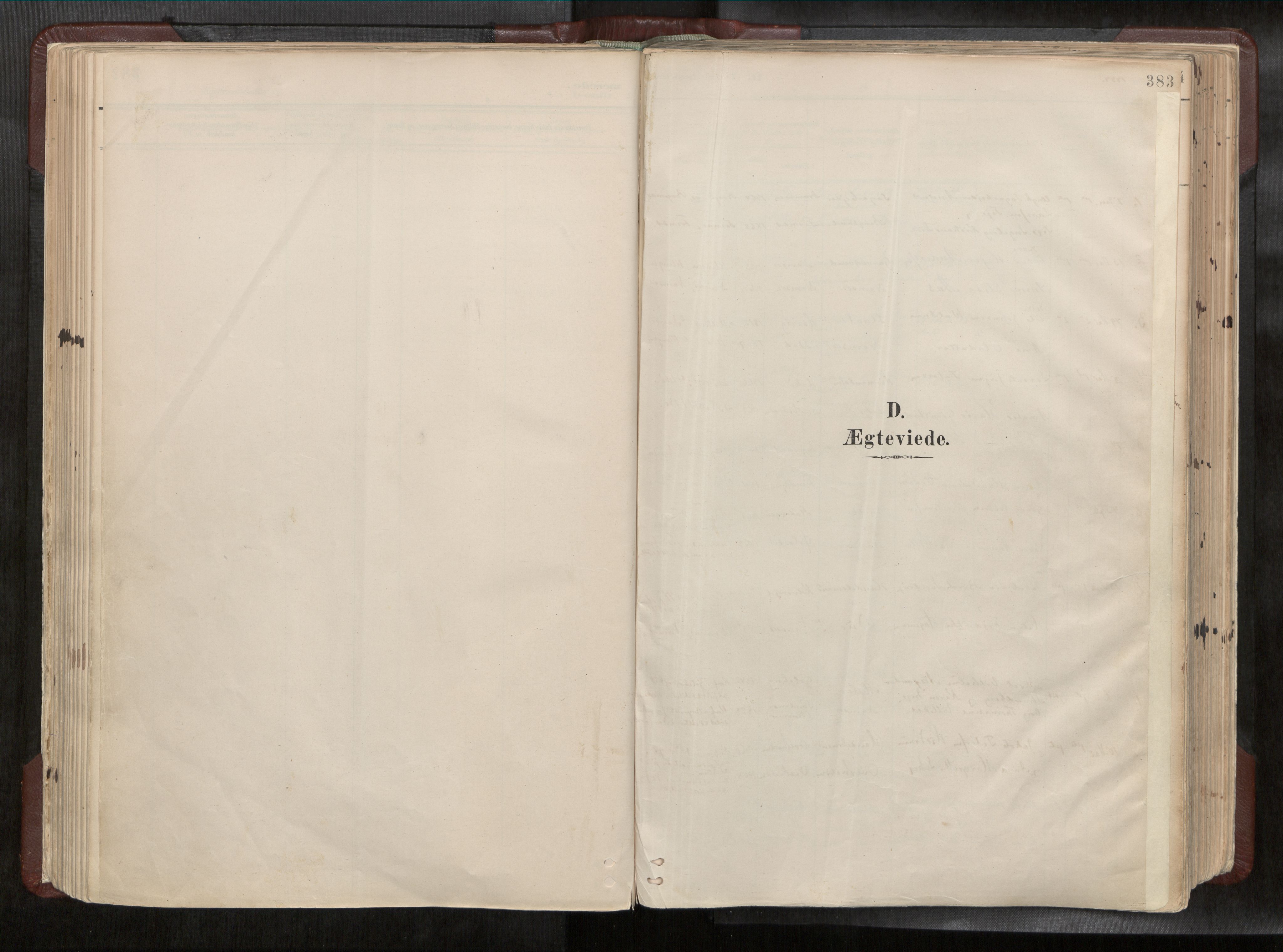 Ministerialprotokoller, klokkerbøker og fødselsregistre - Nord-Trøndelag, SAT/A-1458/768/L0579a: Parish register (official) no. 768A14, 1887-1931, p. 383
