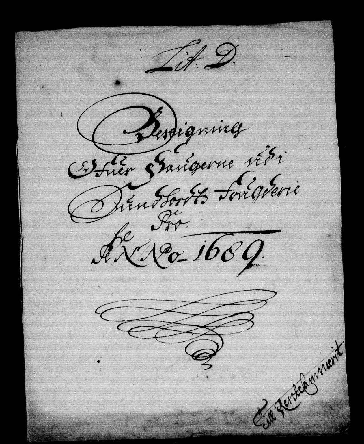 Rentekammeret inntil 1814, Reviderte regnskaper, Stiftamtstueregnskaper, Bergen stiftamt, RA/EA-6043/R/Rc/L0090: Bergen stiftamt, 1689