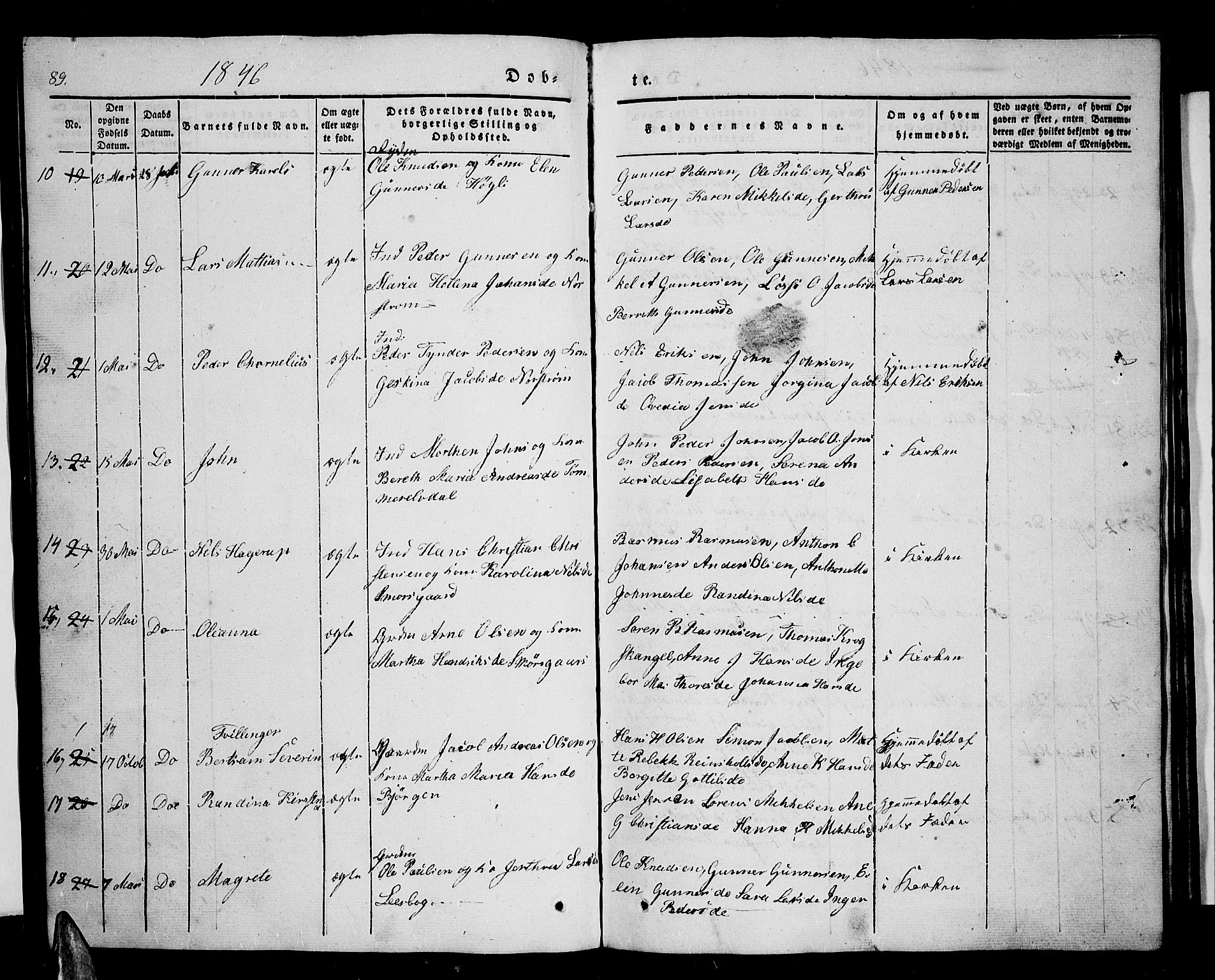 Tranøy sokneprestkontor, AV/SATØ-S-1313/I/Ia/Iab/L0001klokker: Parish register (copy) no. 1, 1835-1853, p. 89