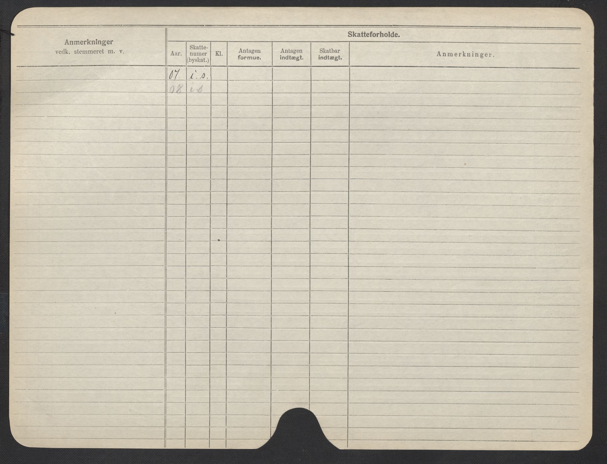 Oslo folkeregister, Registerkort, AV/SAO-A-11715/F/Fa/Fac/L0018: Kvinner, 1906-1914, p. 547b