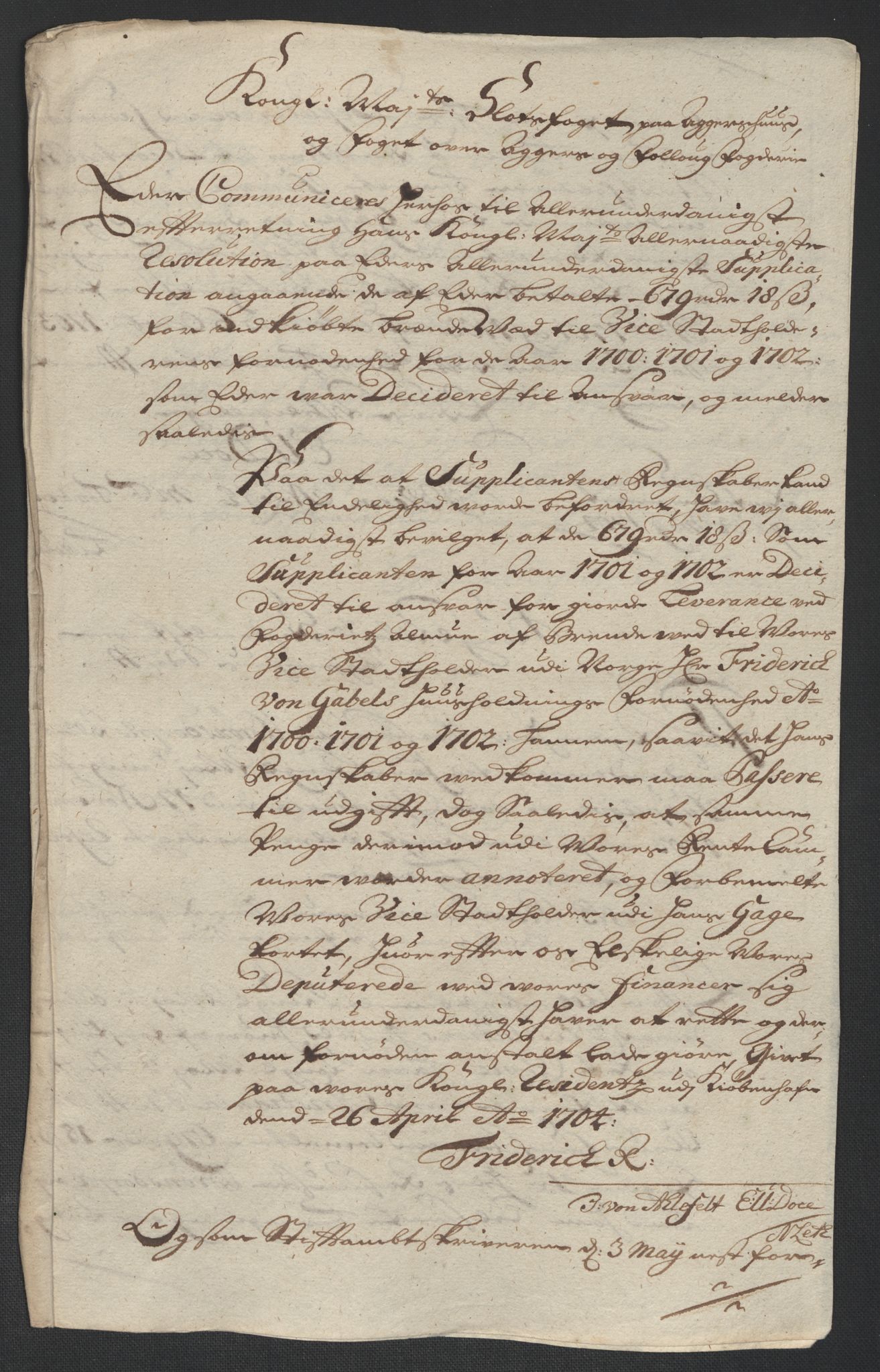 Rentekammeret inntil 1814, Reviderte regnskaper, Fogderegnskap, RA/EA-4092/R10/L0445: Fogderegnskap Aker og Follo, 1703-1704, p. 117