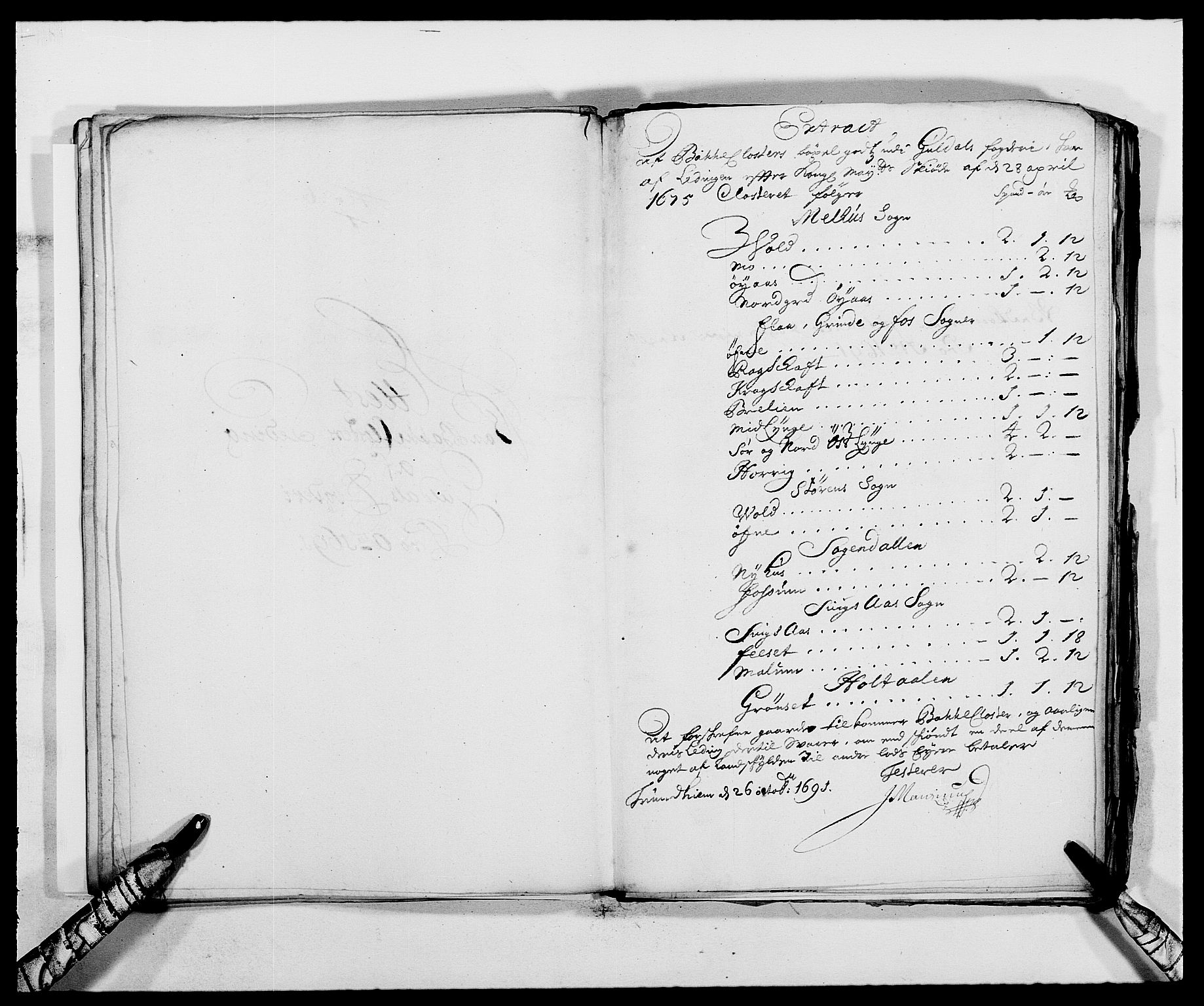 Rentekammeret inntil 1814, Reviderte regnskaper, Fogderegnskap, RA/EA-4092/R59/L3941: Fogderegnskap Gauldal, 1691, p. 194