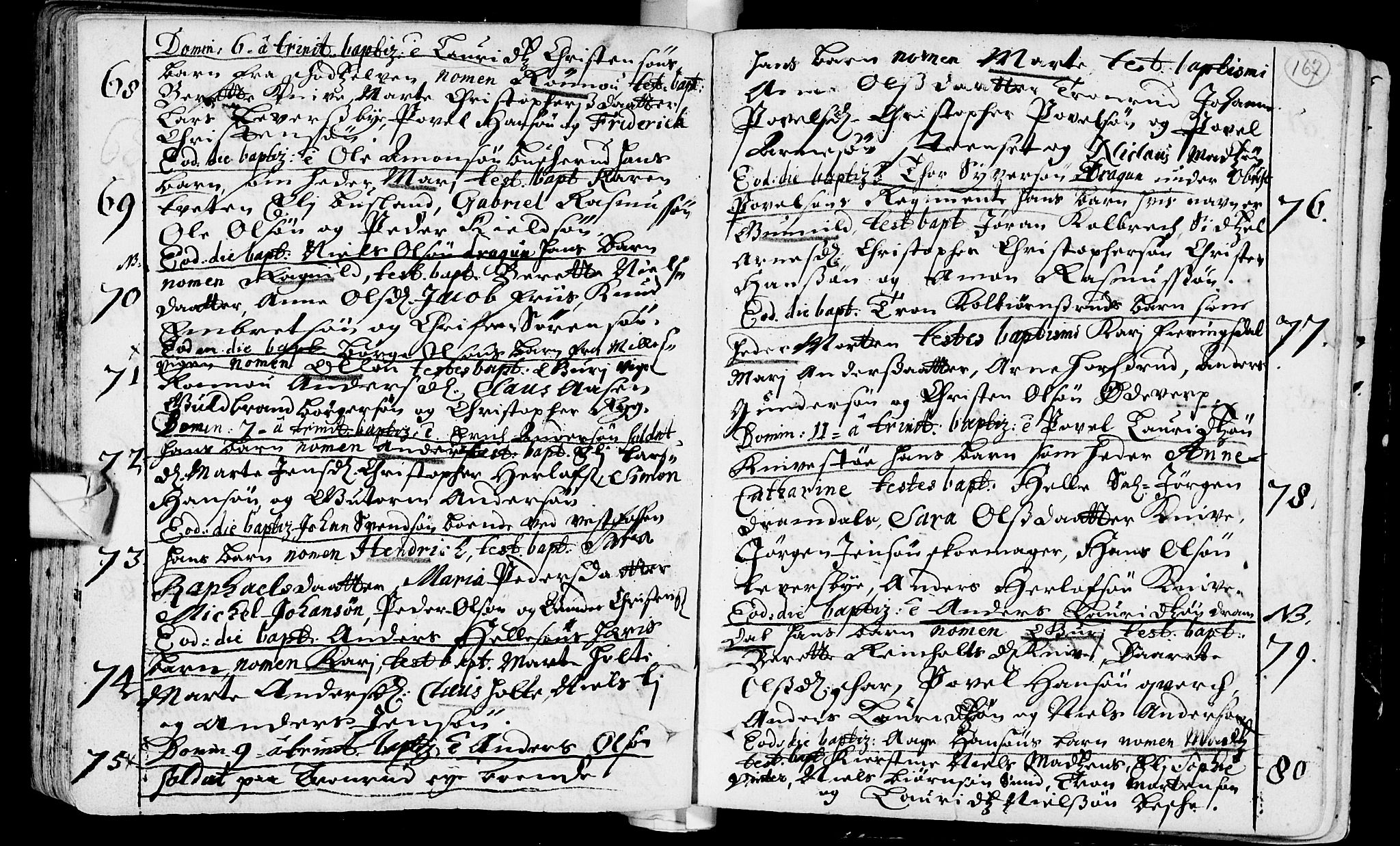 Eiker kirkebøker, AV/SAKO-A-4/F/Fa/L0002: Parish register (official) no. I 2, 1705-1724, p. 167