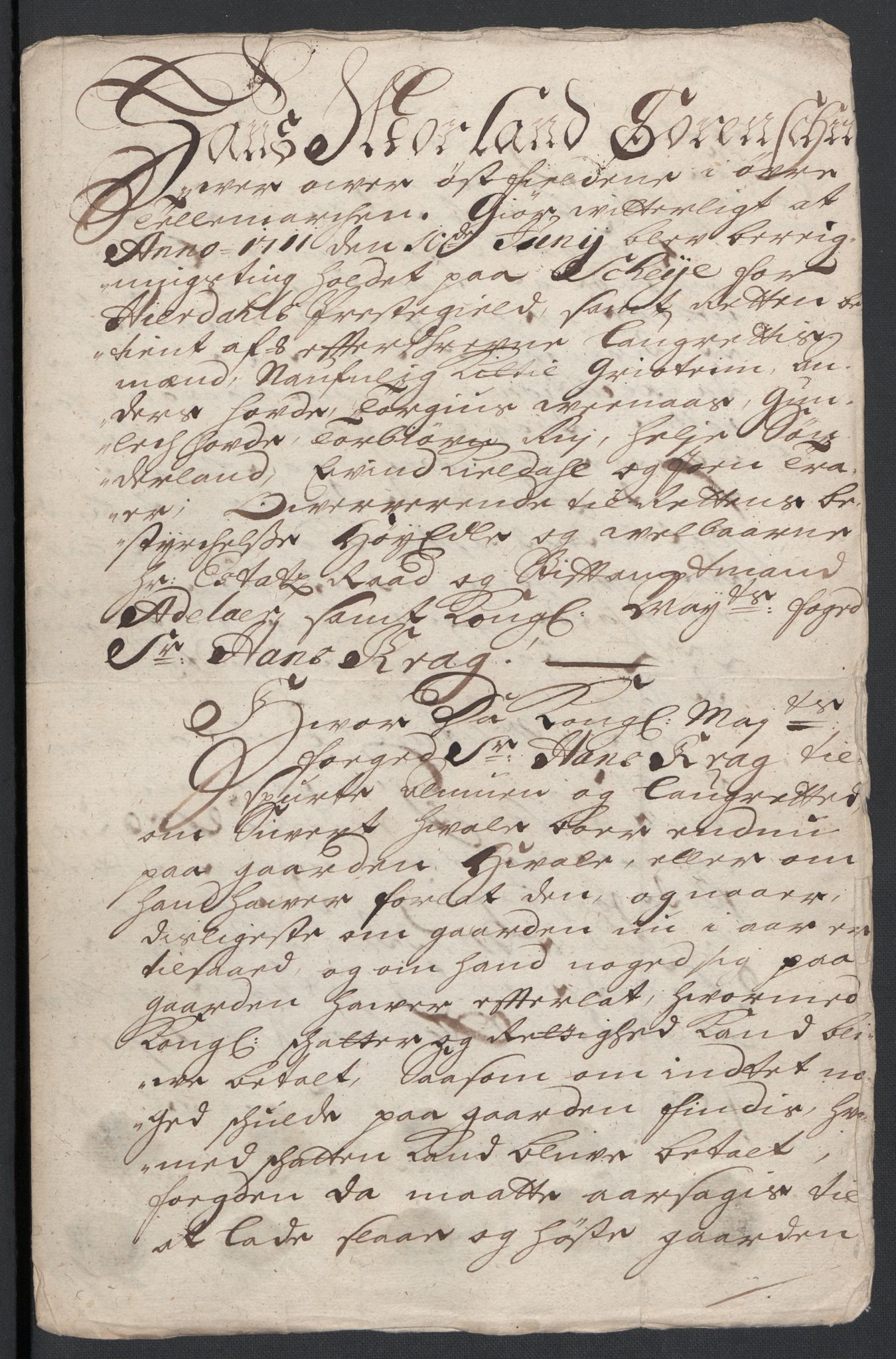 Rentekammeret inntil 1814, Reviderte regnskaper, Fogderegnskap, AV/RA-EA-4092/R36/L2120: Fogderegnskap Øvre og Nedre Telemark og Bamble, 1711, p. 286