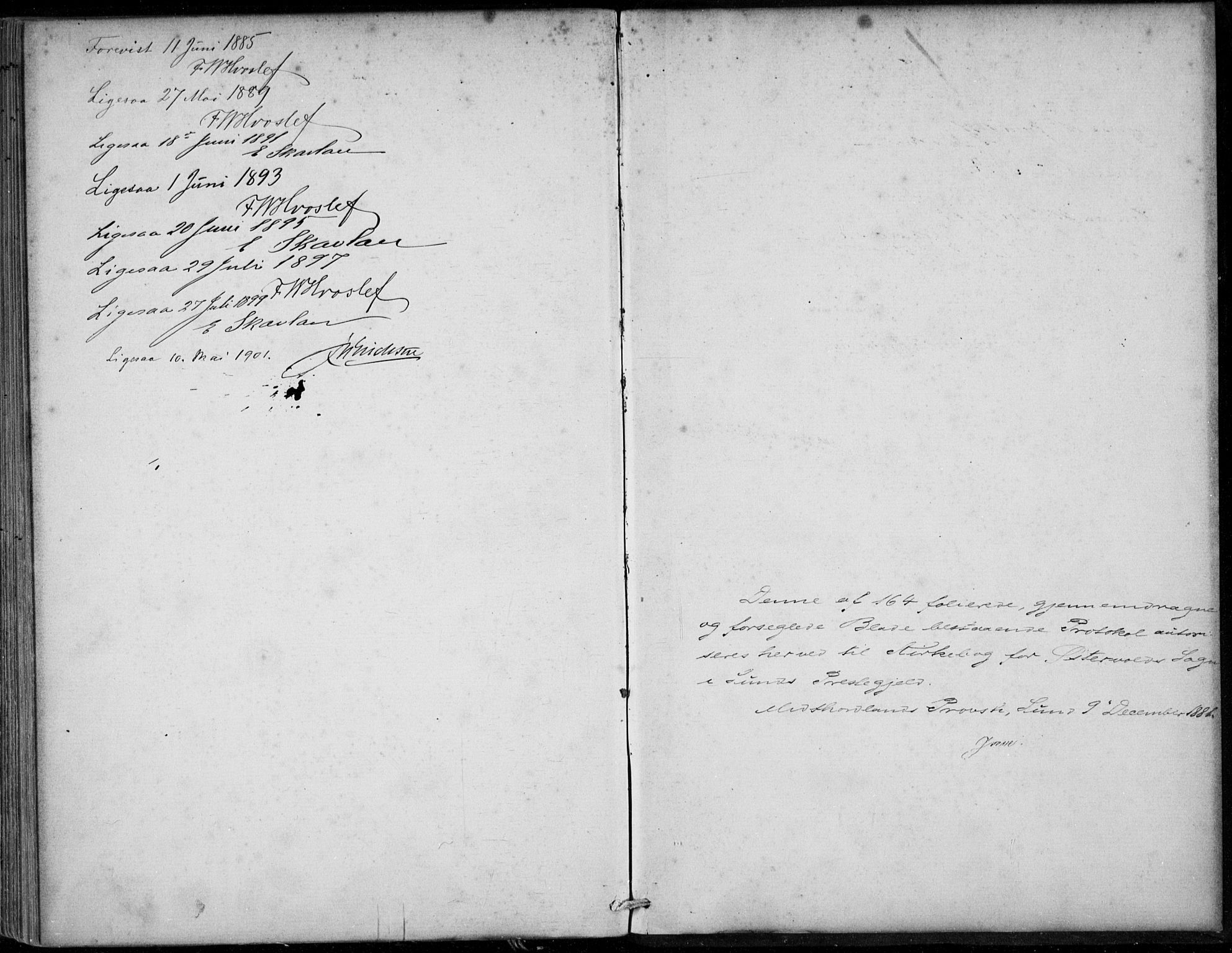 Sund sokneprestembete, SAB/A-99930: Parish register (official) no. C  1, 1882-1899